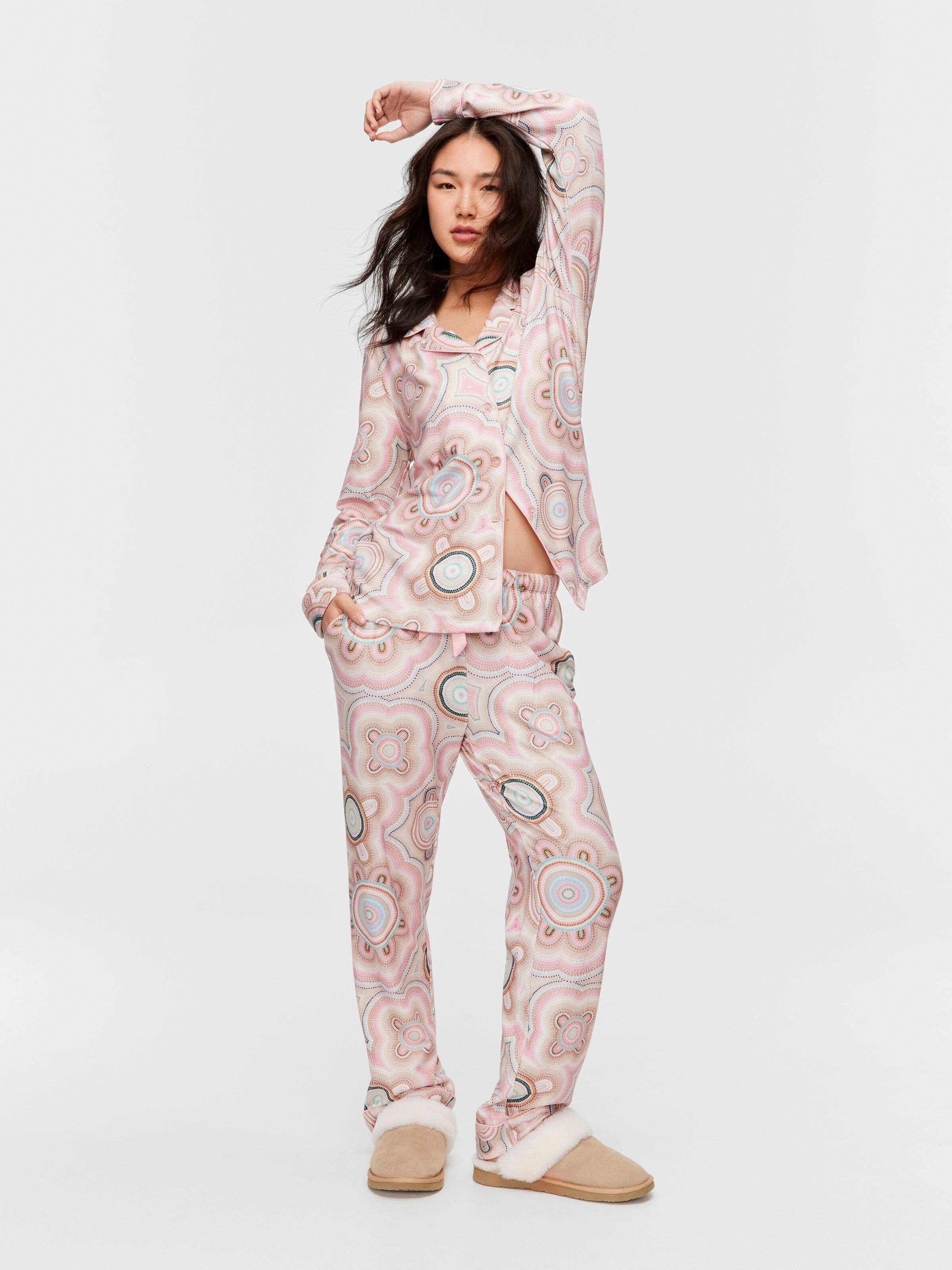 Lou Martin Plush Long Pj Set