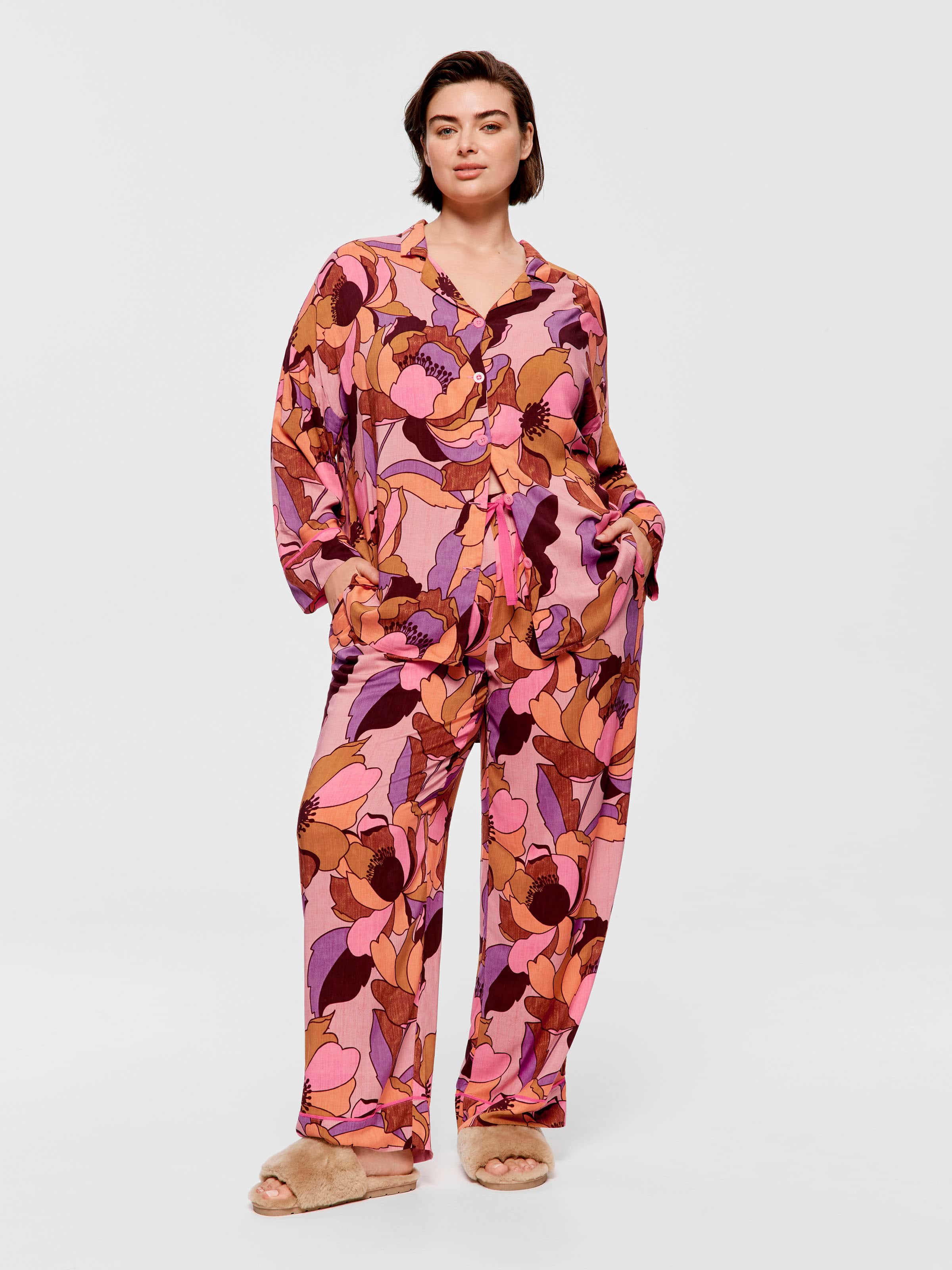P.A. Plus Peony Long Pj Set