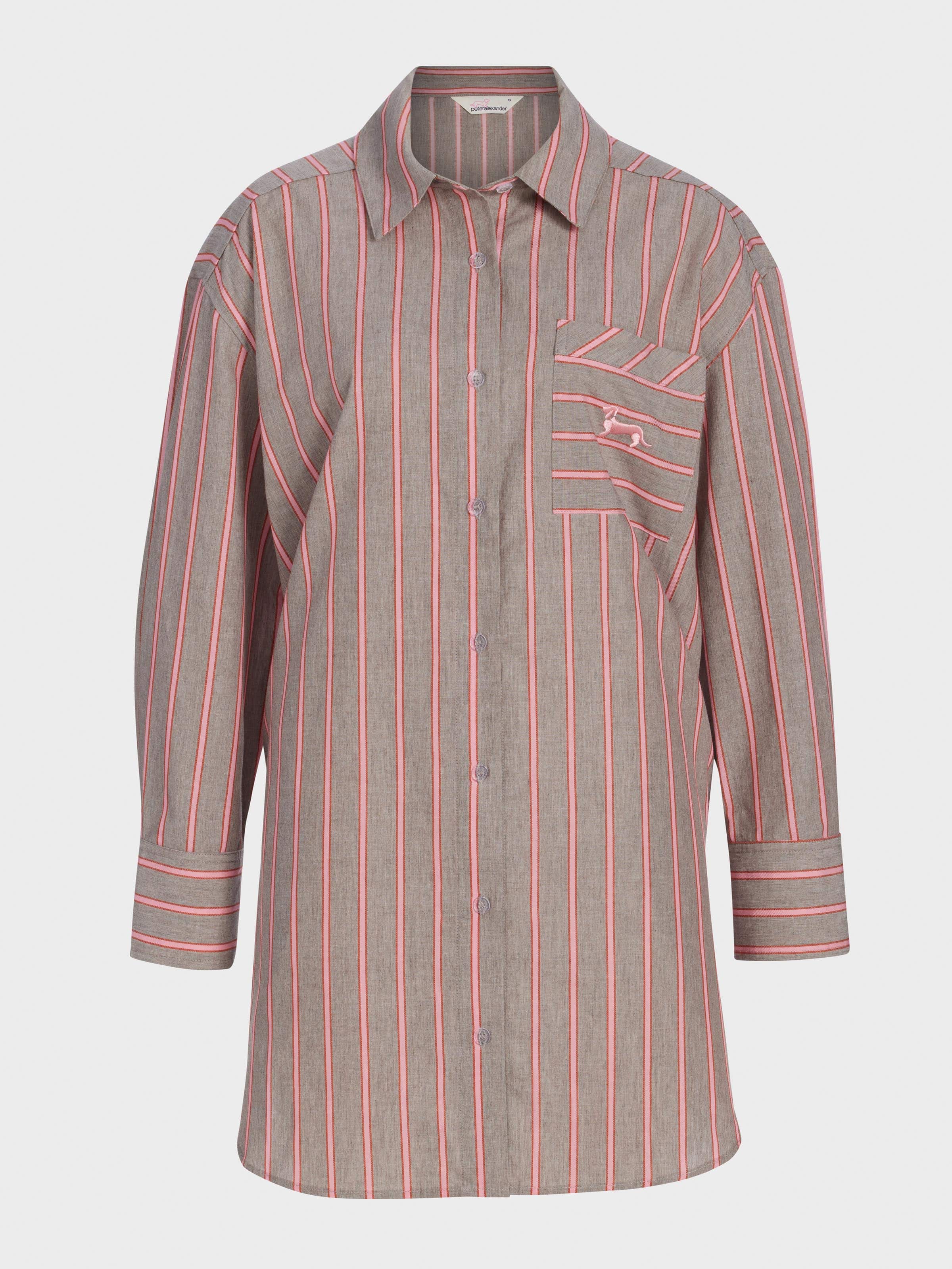 Image for Oversized Stripe Nightshirt from Peter Alexander