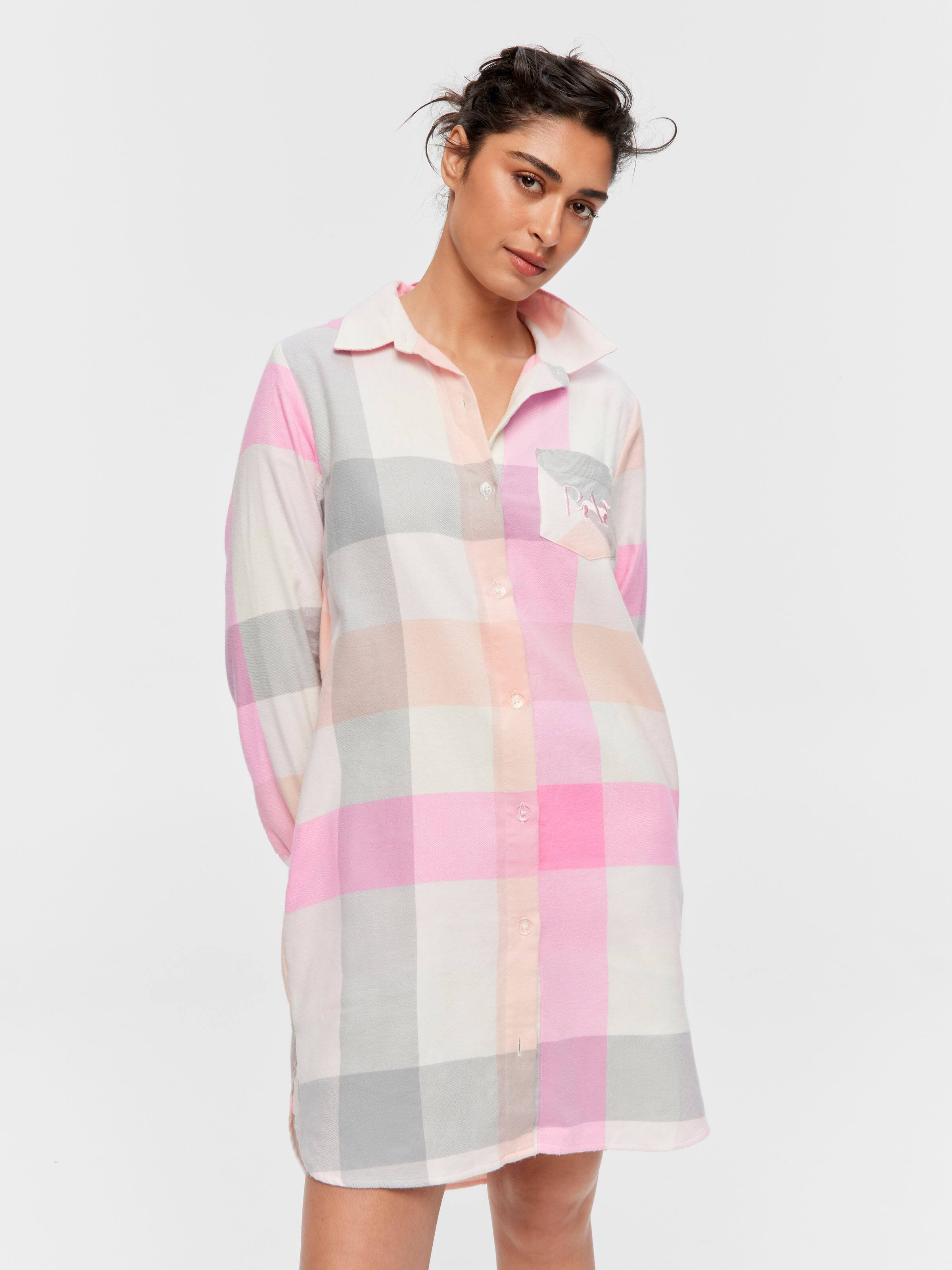 Buffalo Check Flannelette Nightshirt