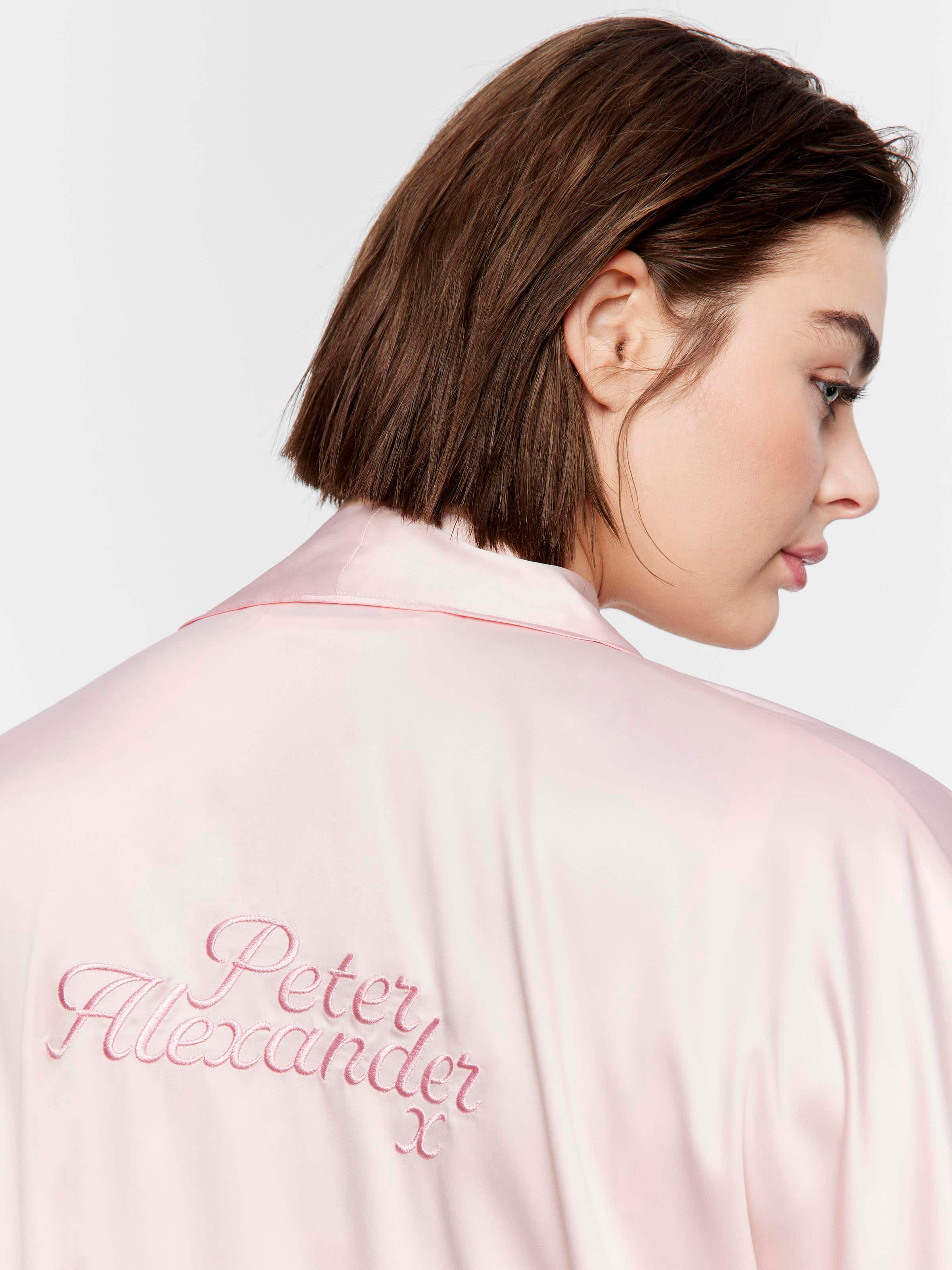 P.A. Plus Pretty Satin Dressing Gown