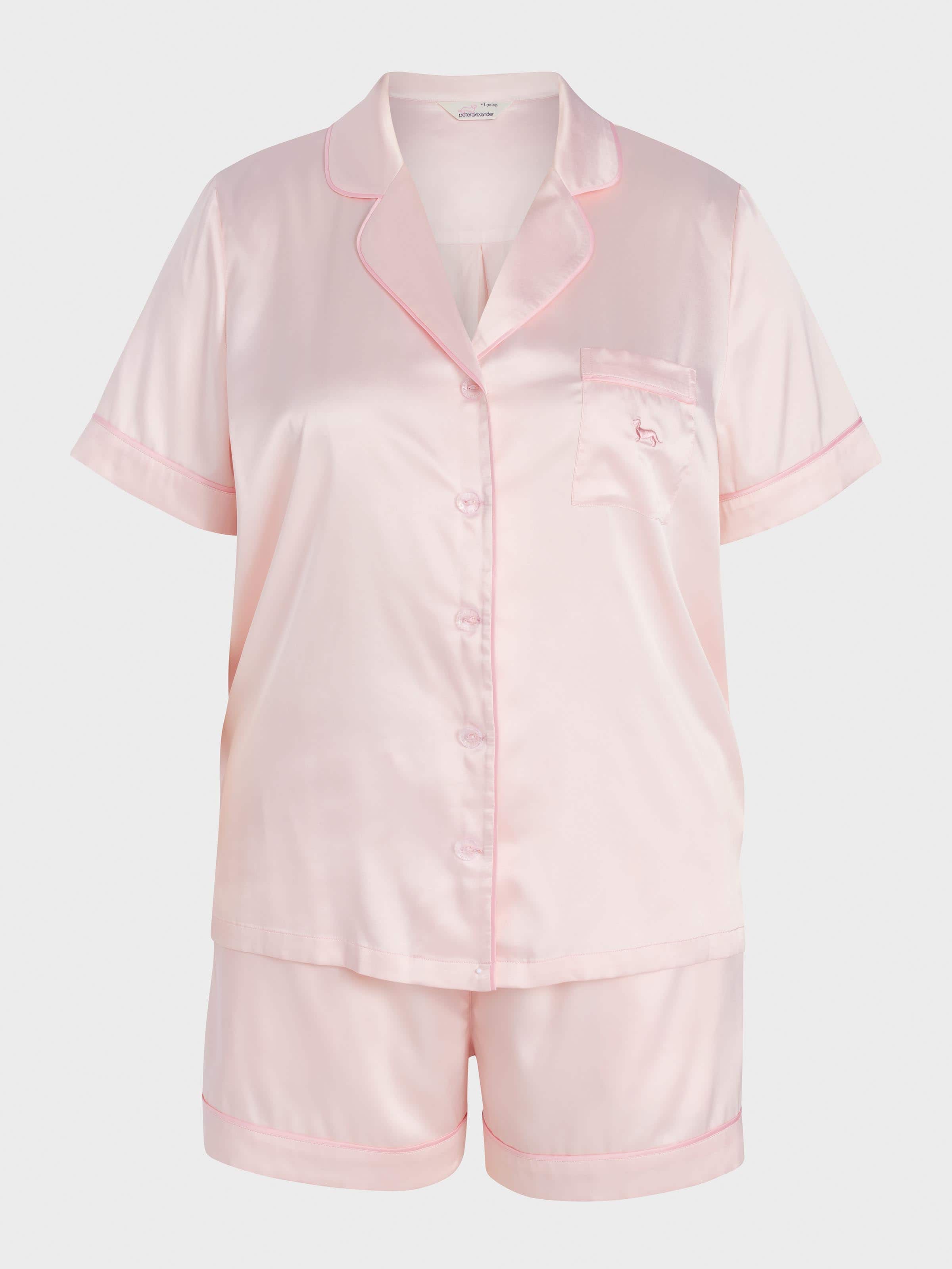 Image for P.A. Plus Pretty Satin Shortie Pj Set from Peter Alexander