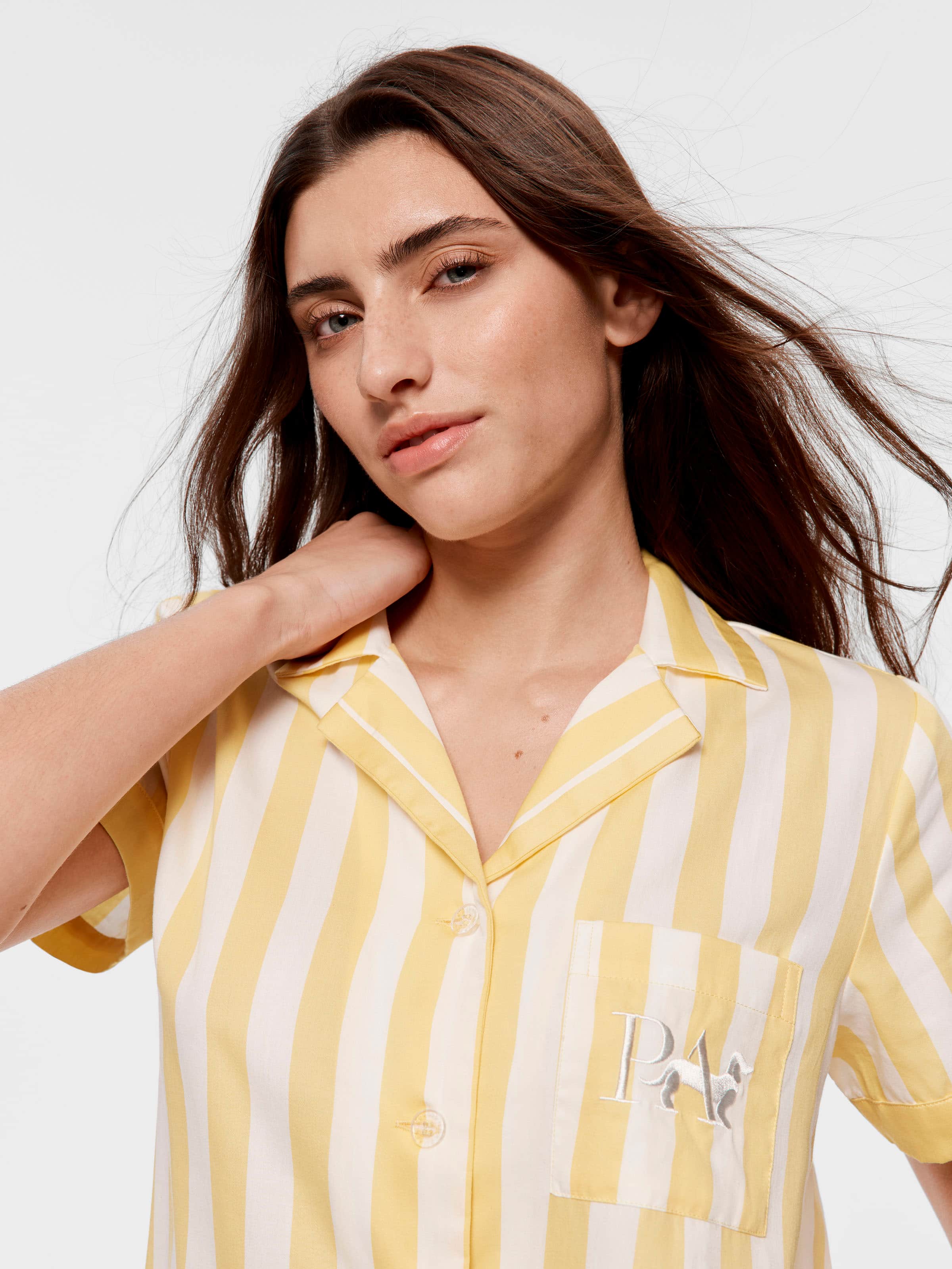 Candy Stripe Shortie Pj Set