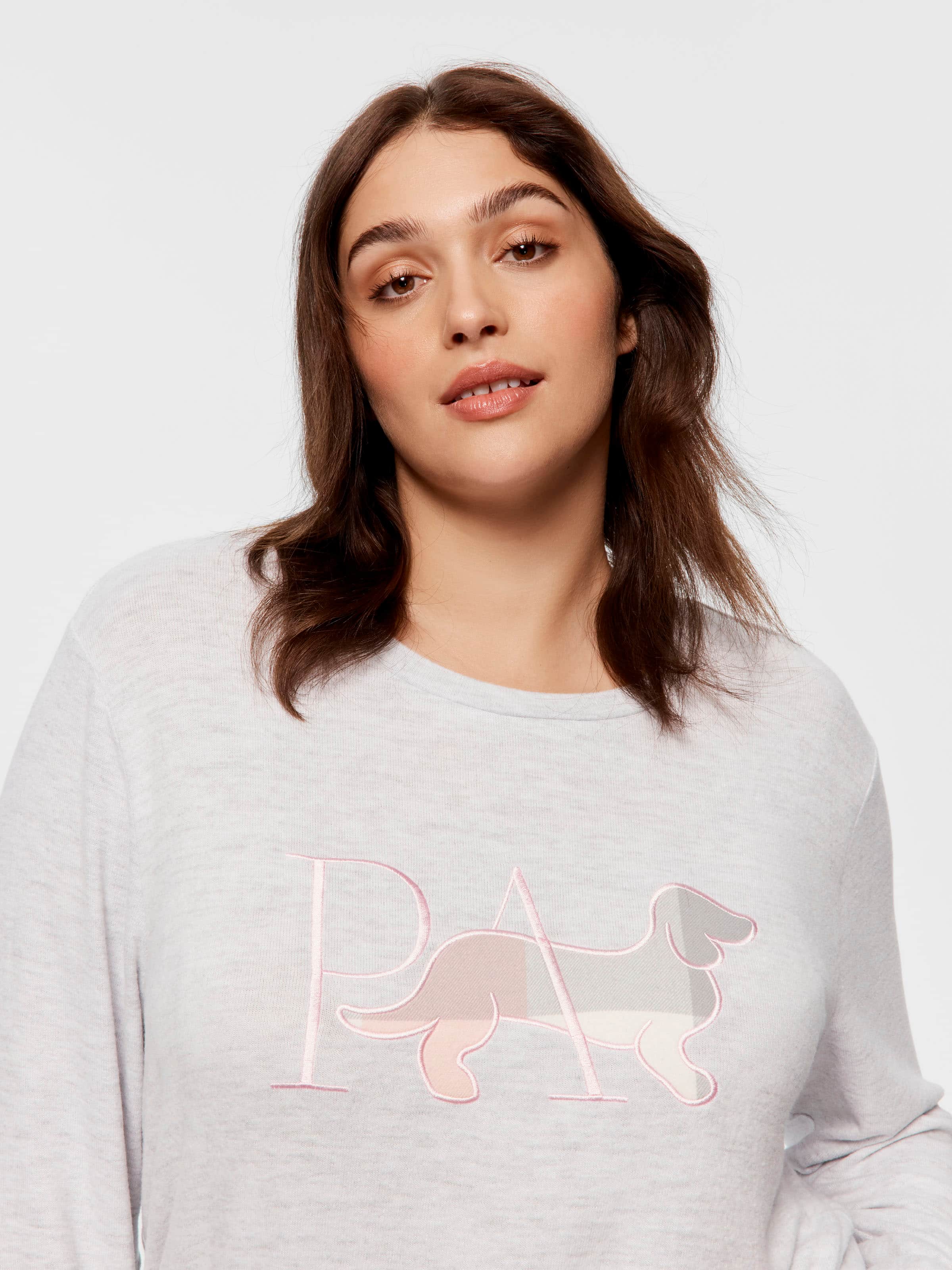 P.A. Plus Penny Fuzzy Sweater Top