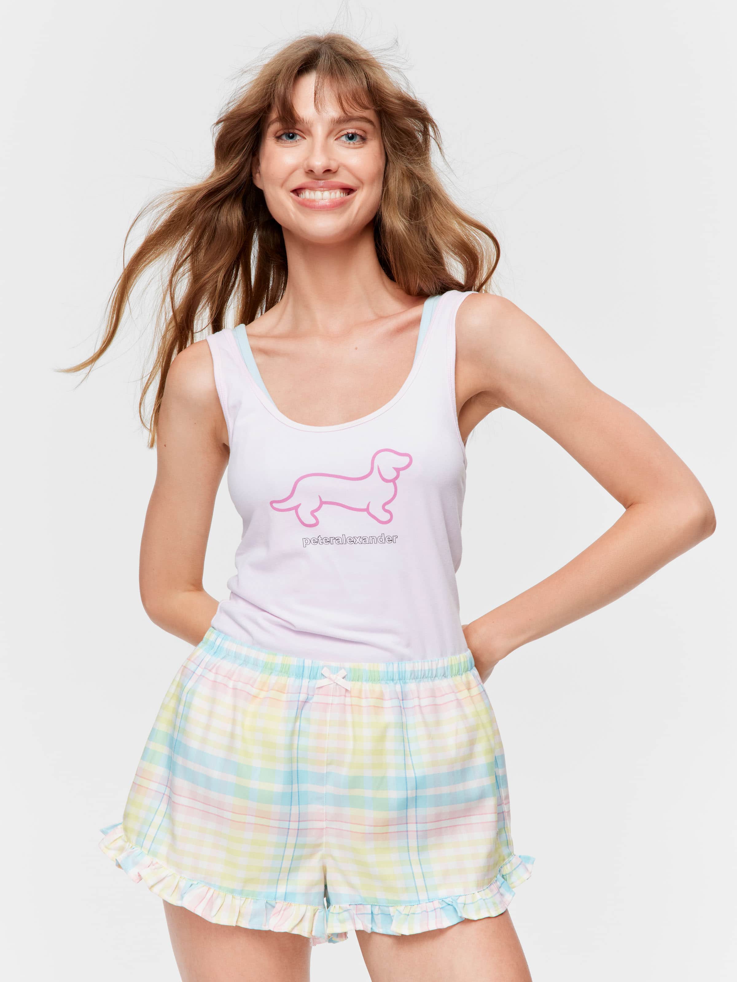 Pretty Check Mini Short