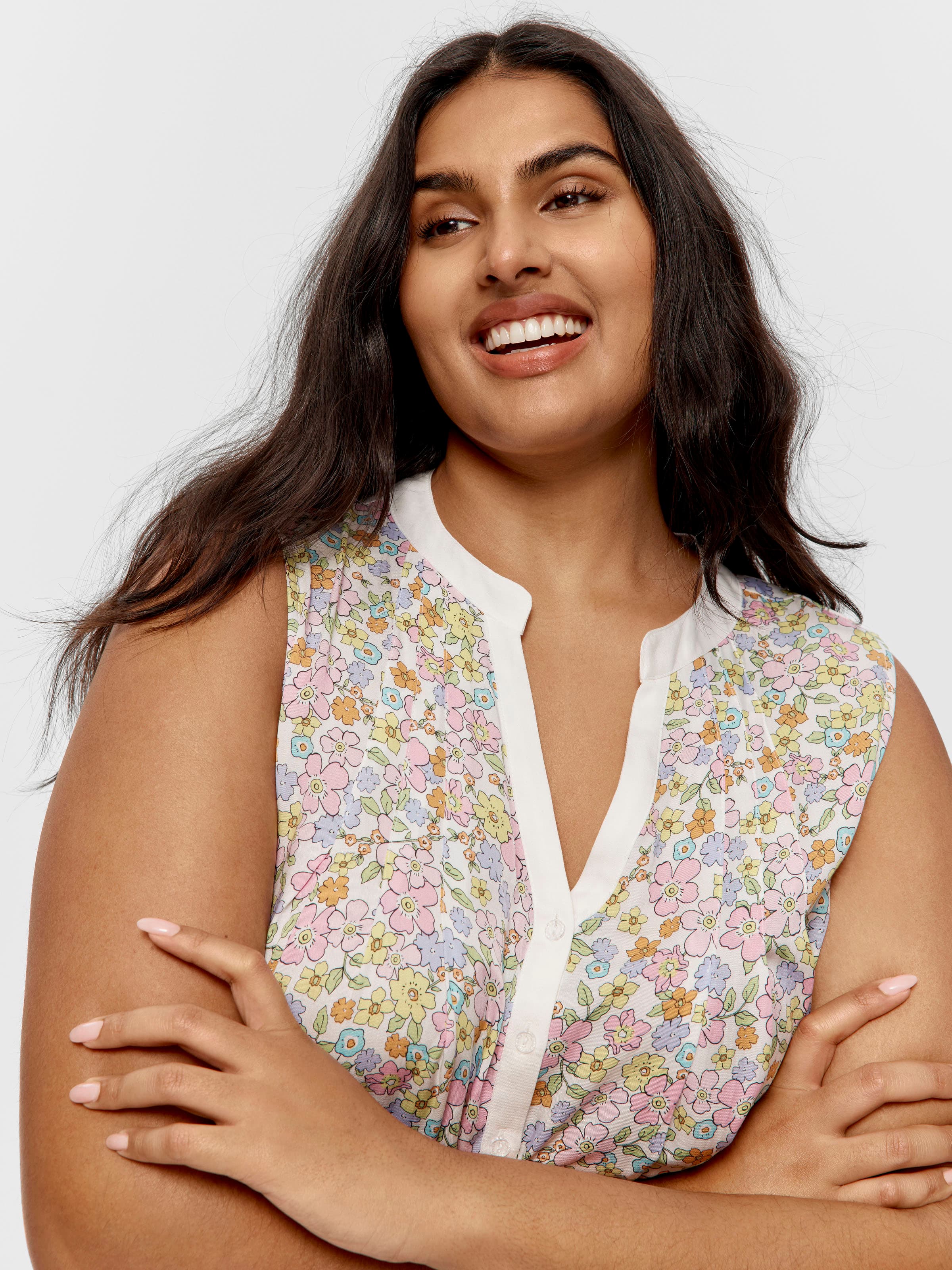 Image for P.A. Plus Ditsy Sleeveless Nightdress from Peter Alexander