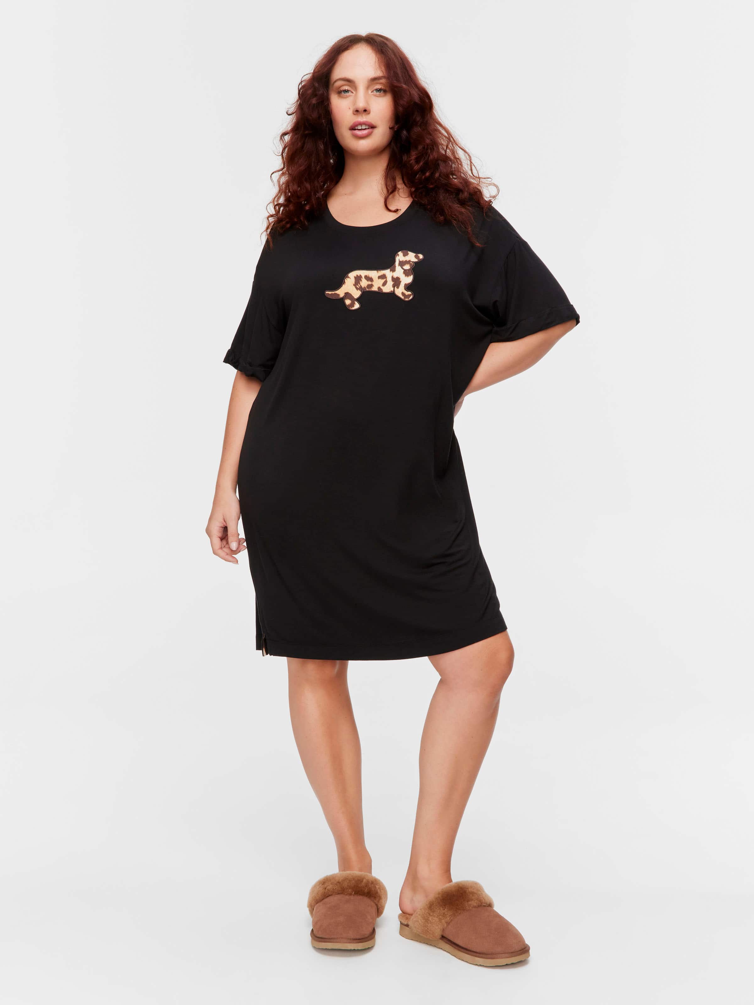 P.A. Plus Leopard Penny Nightdress