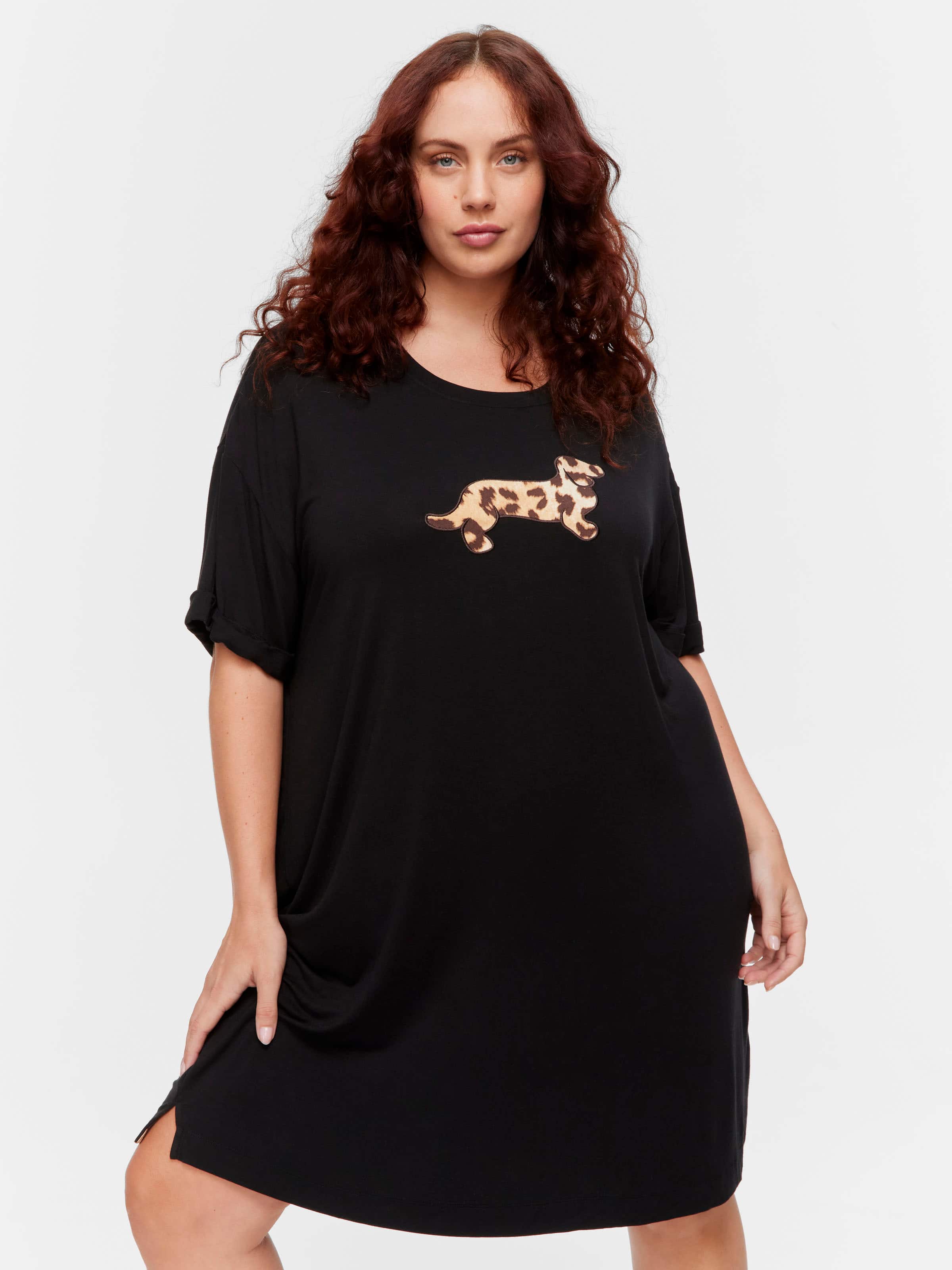 P.A. Plus Leopard Penny Nightdress