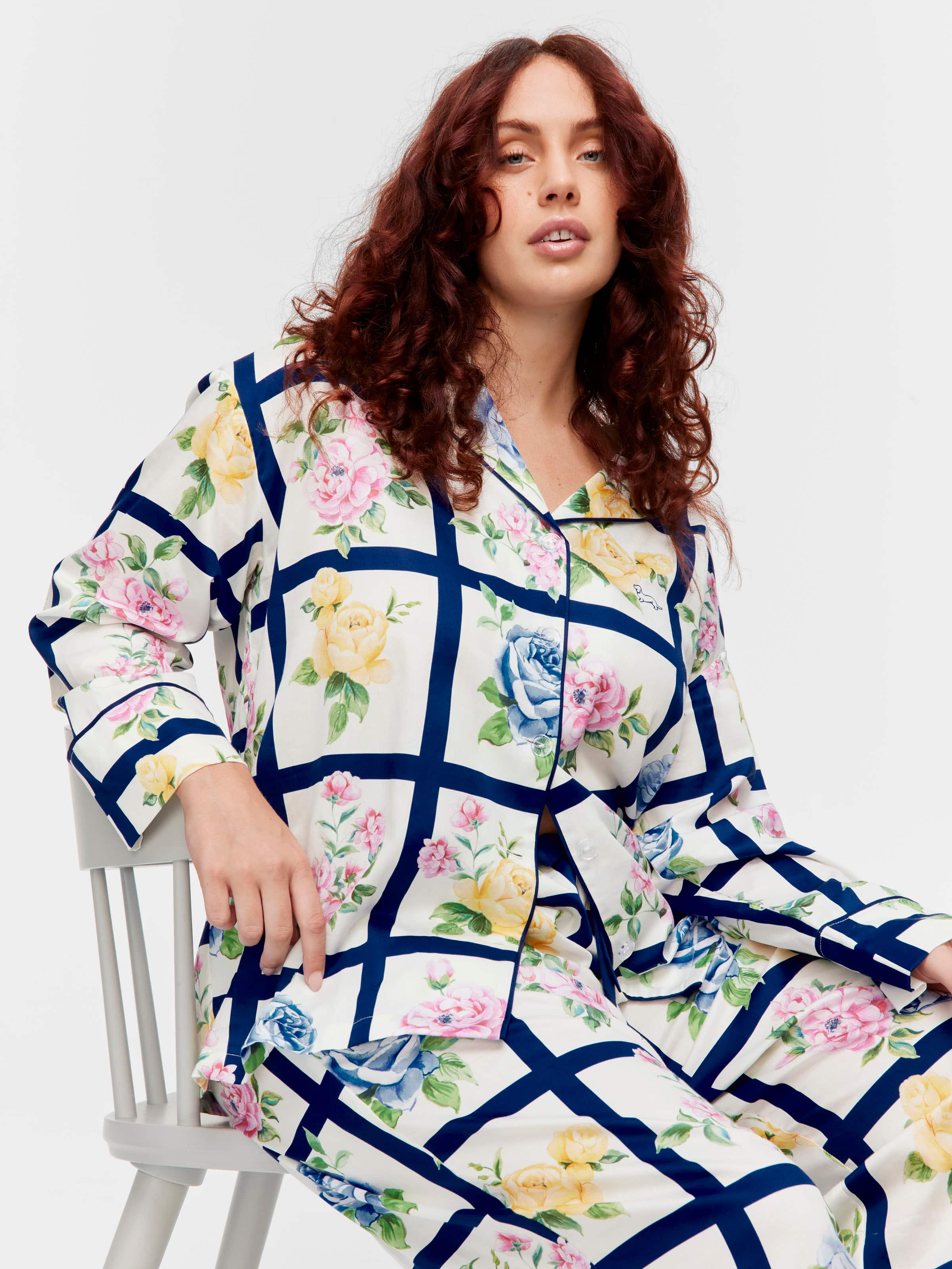 P.A. Plus Floral Classic Pj Set