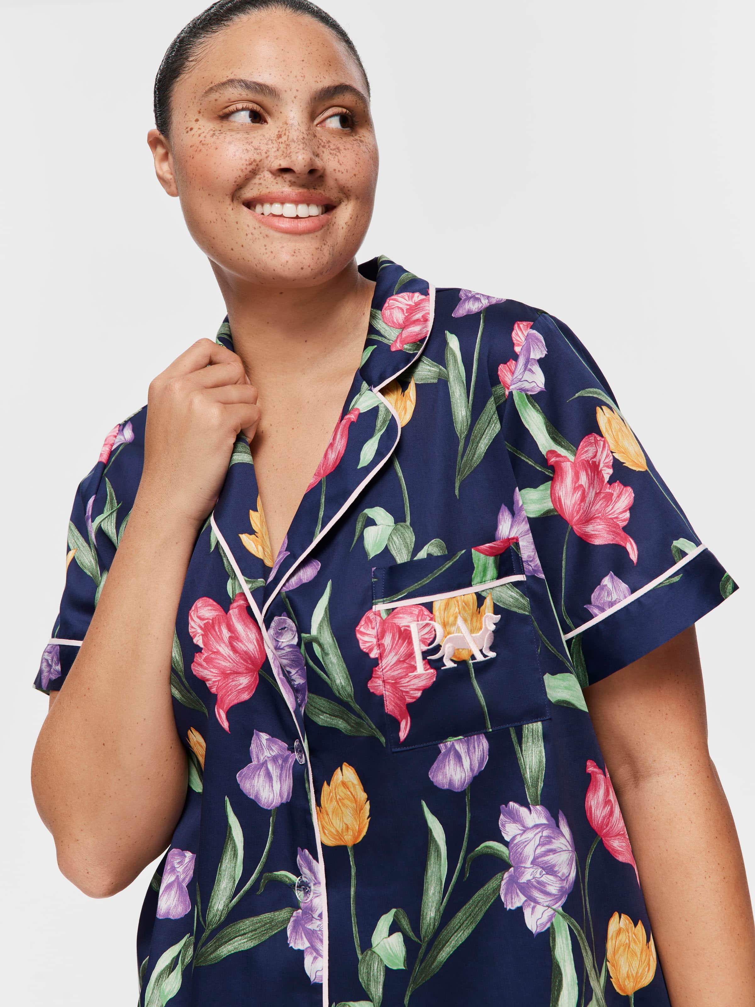 P.A. Plus Tulip 3/4 Bottom Pj Set