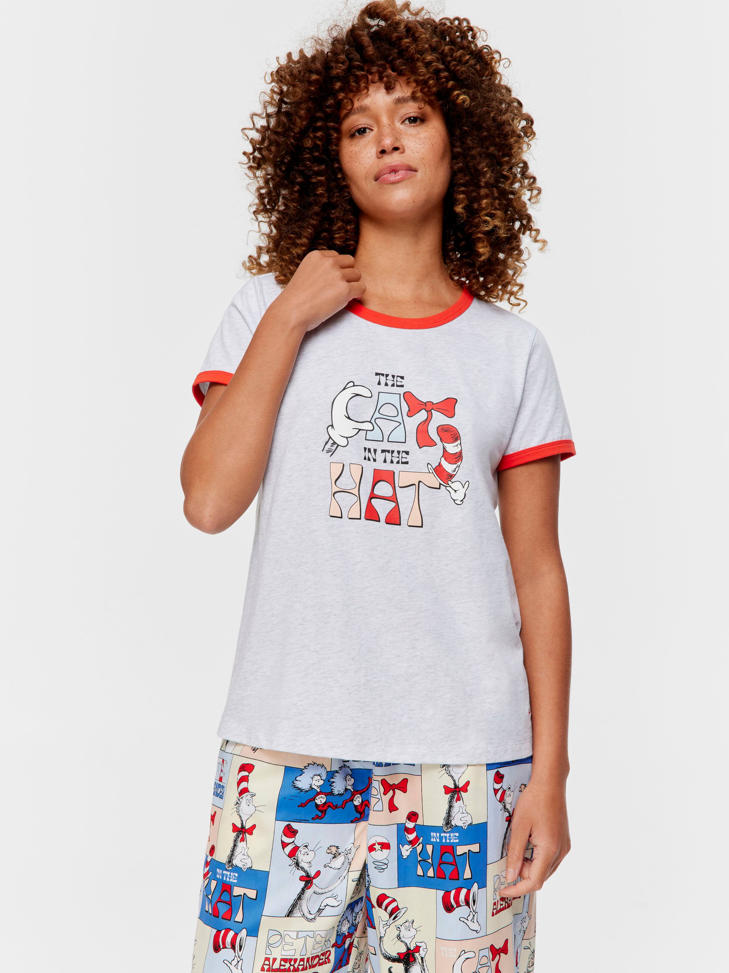 Dr Seuss The Cat In The Hat 100% Cotton Tshirt
