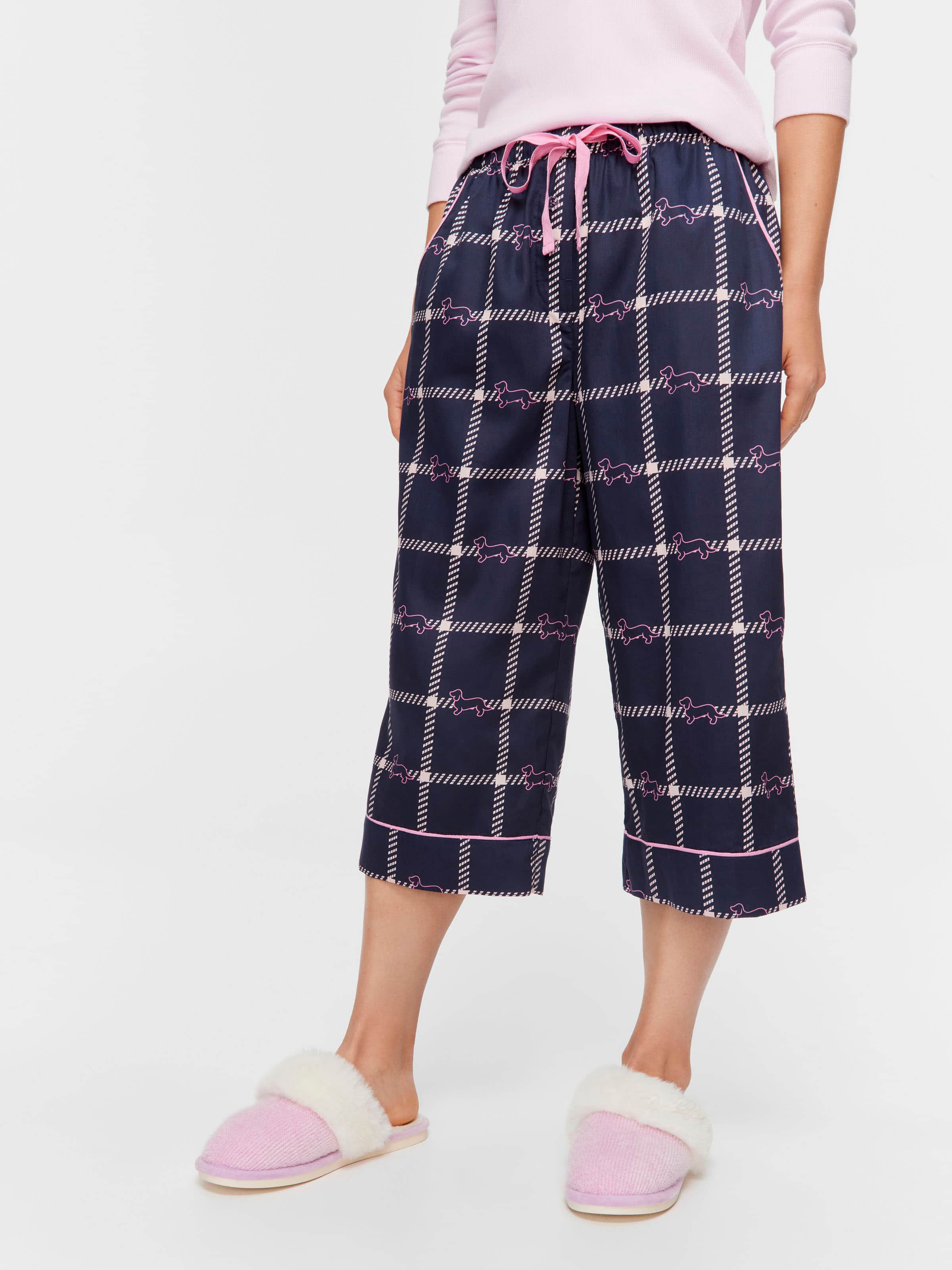 Penny Windowpane 3/4 Pj Bottom