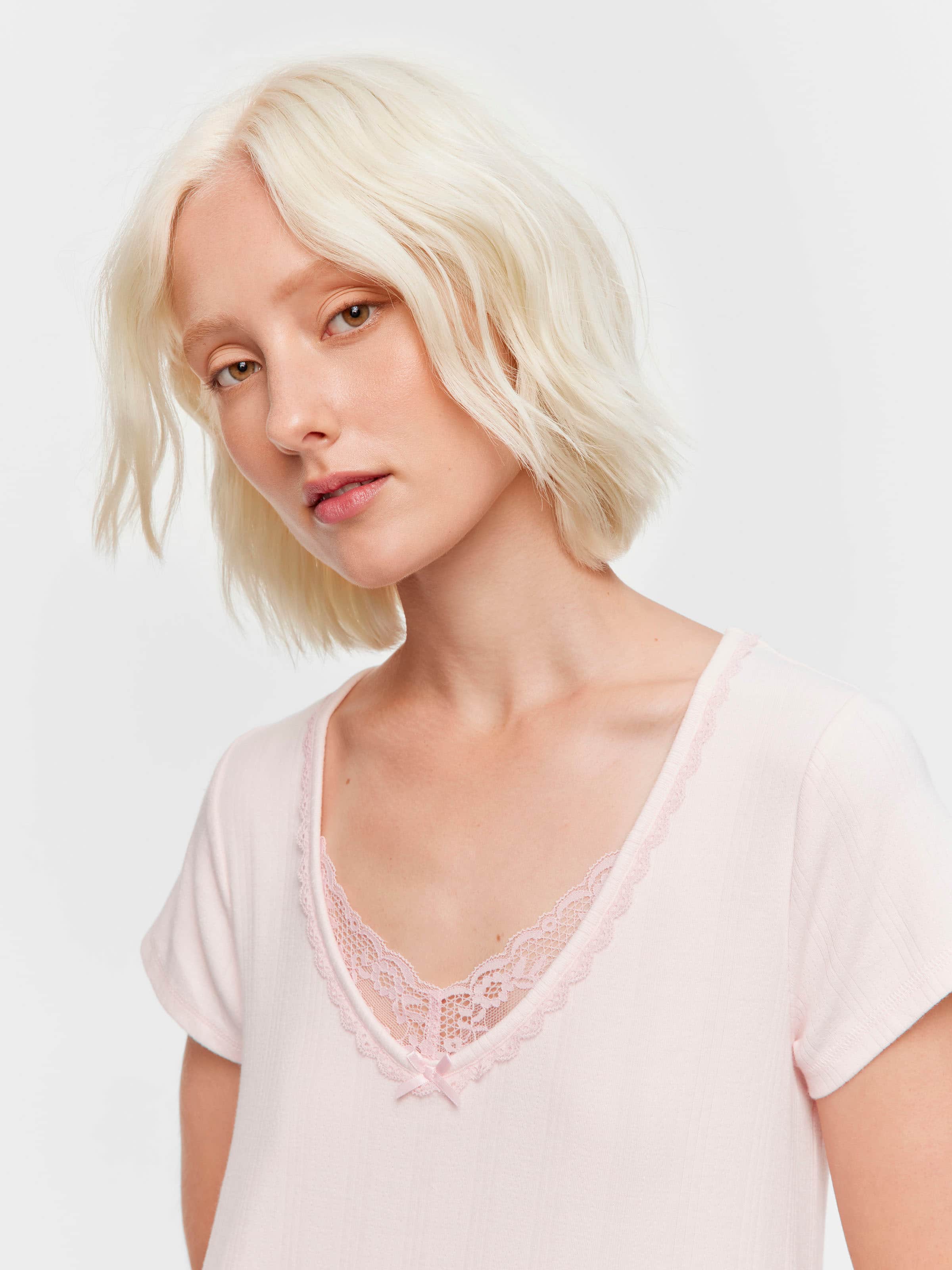 Image for Pretty Pointelle Nightie from Peter Alexander