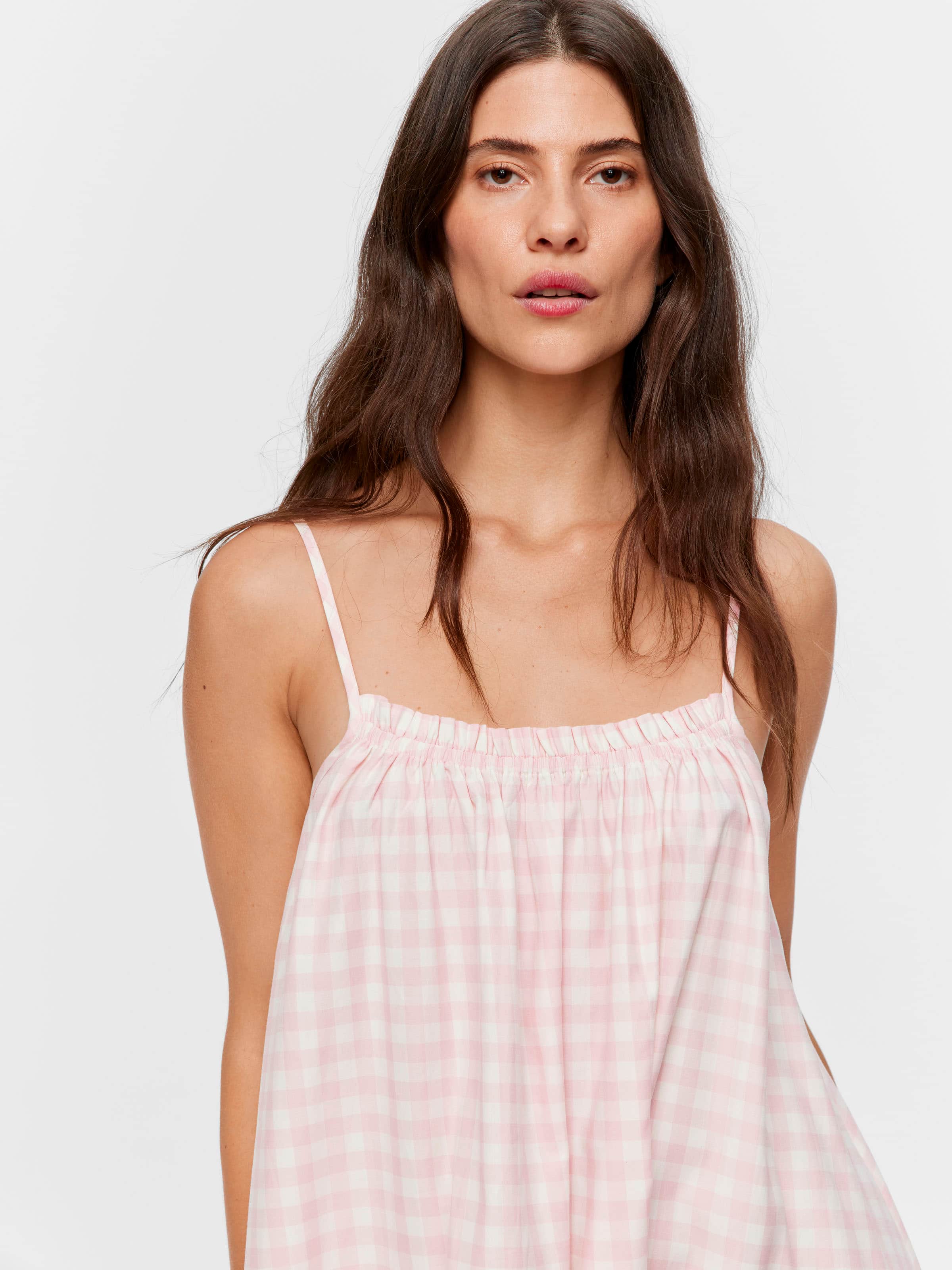 Image for Gingham Strappy Nightdress from Peter Alexander