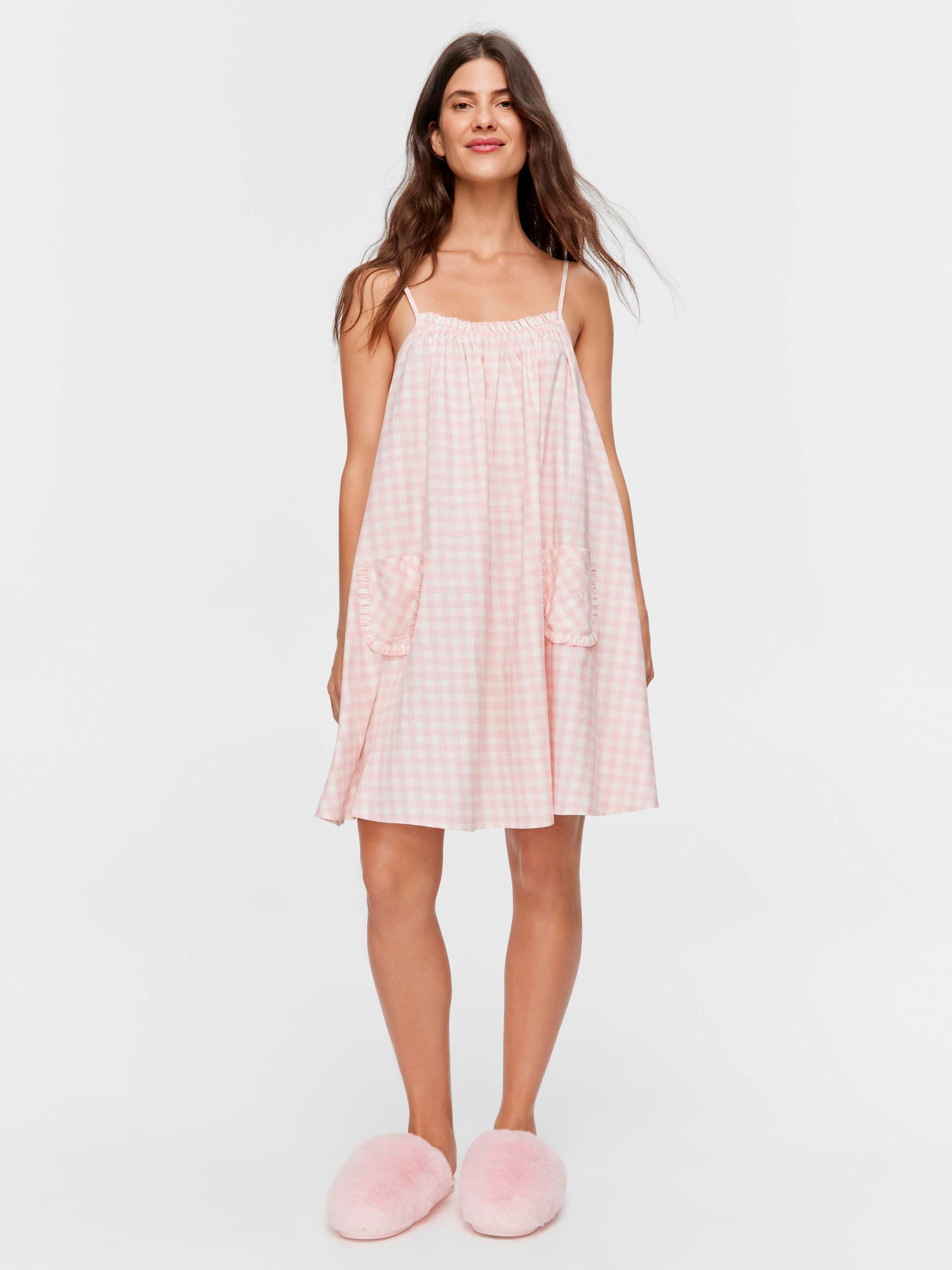 Gingham Strappy Nightdress