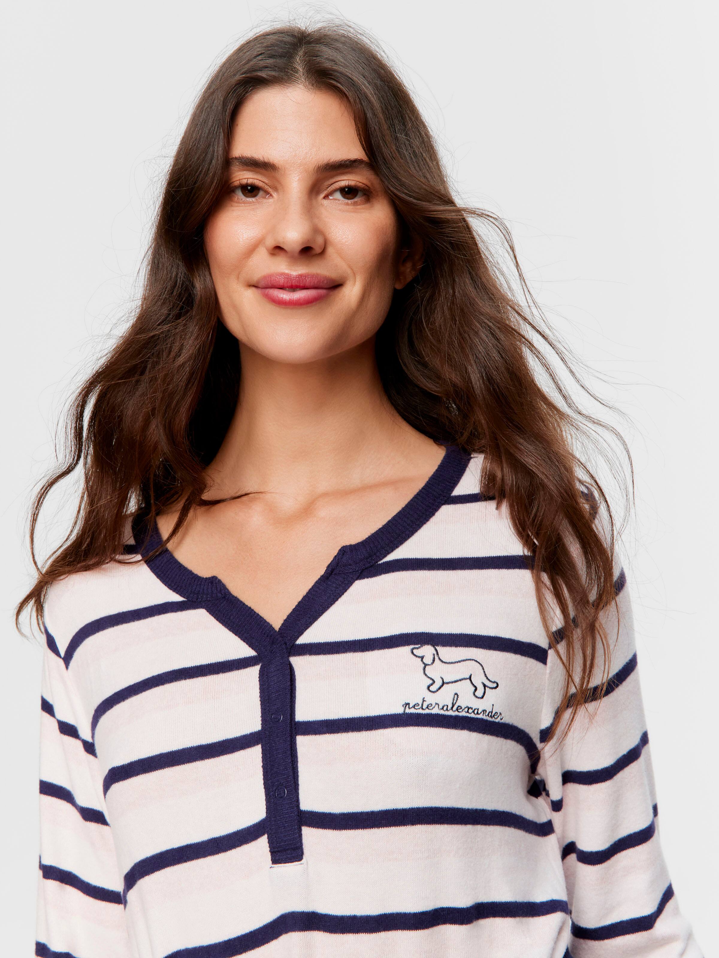 Fuzzy Stripe Nightdress