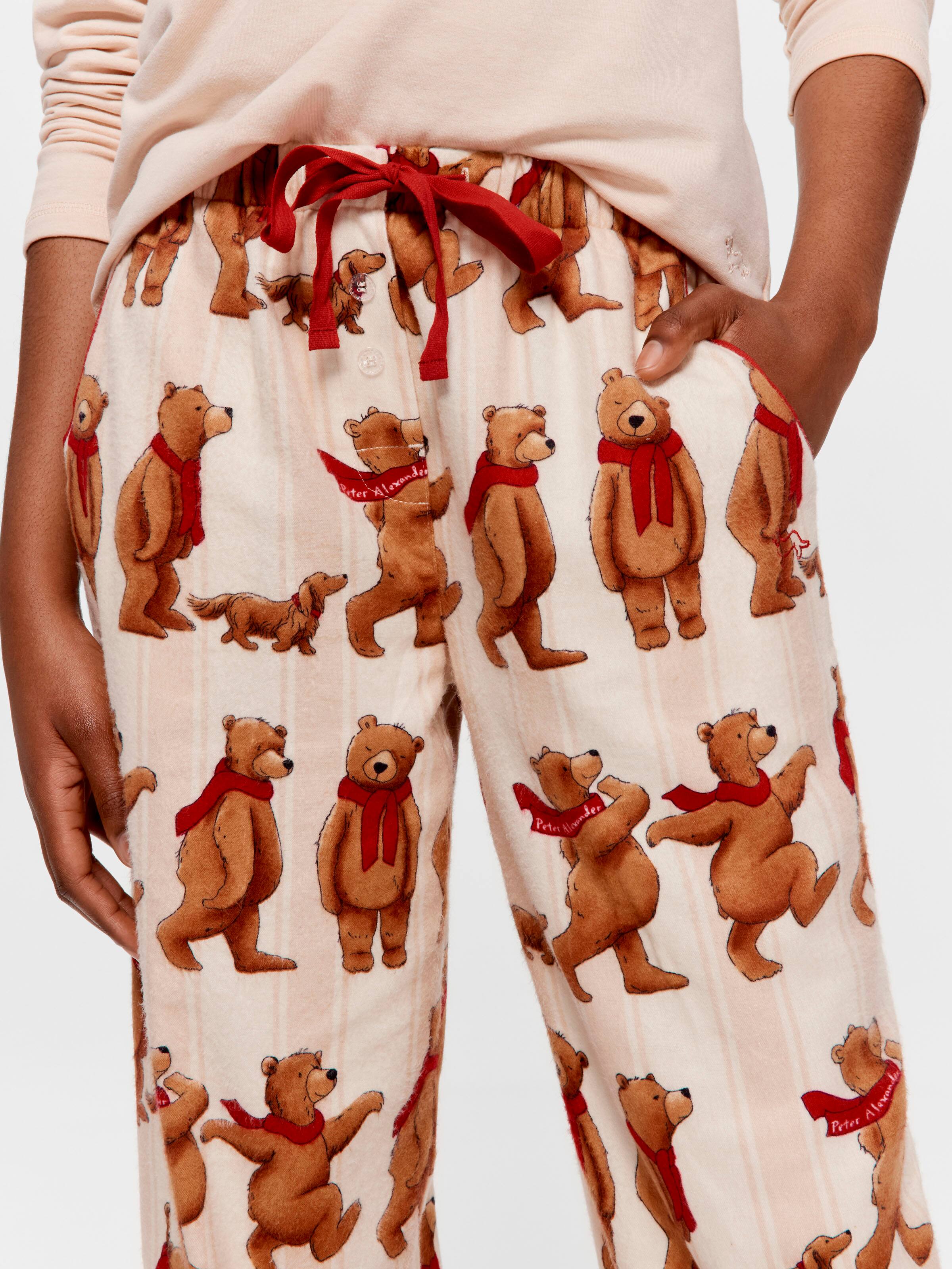 Bear Bamboo Flannelette Pj Bottom