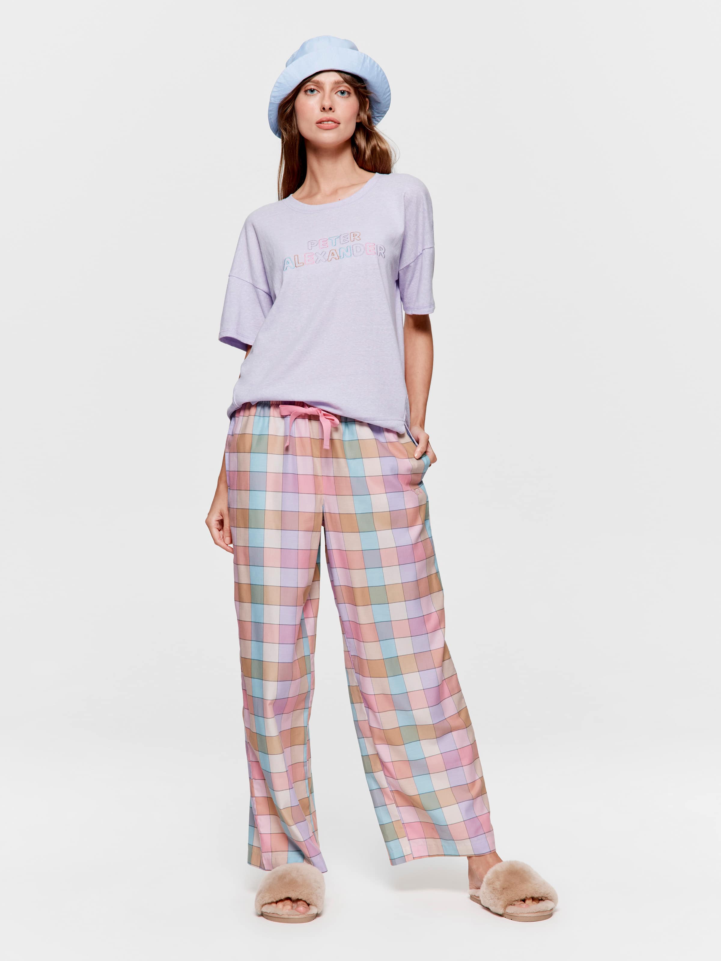 Pink Bold Check Bottom