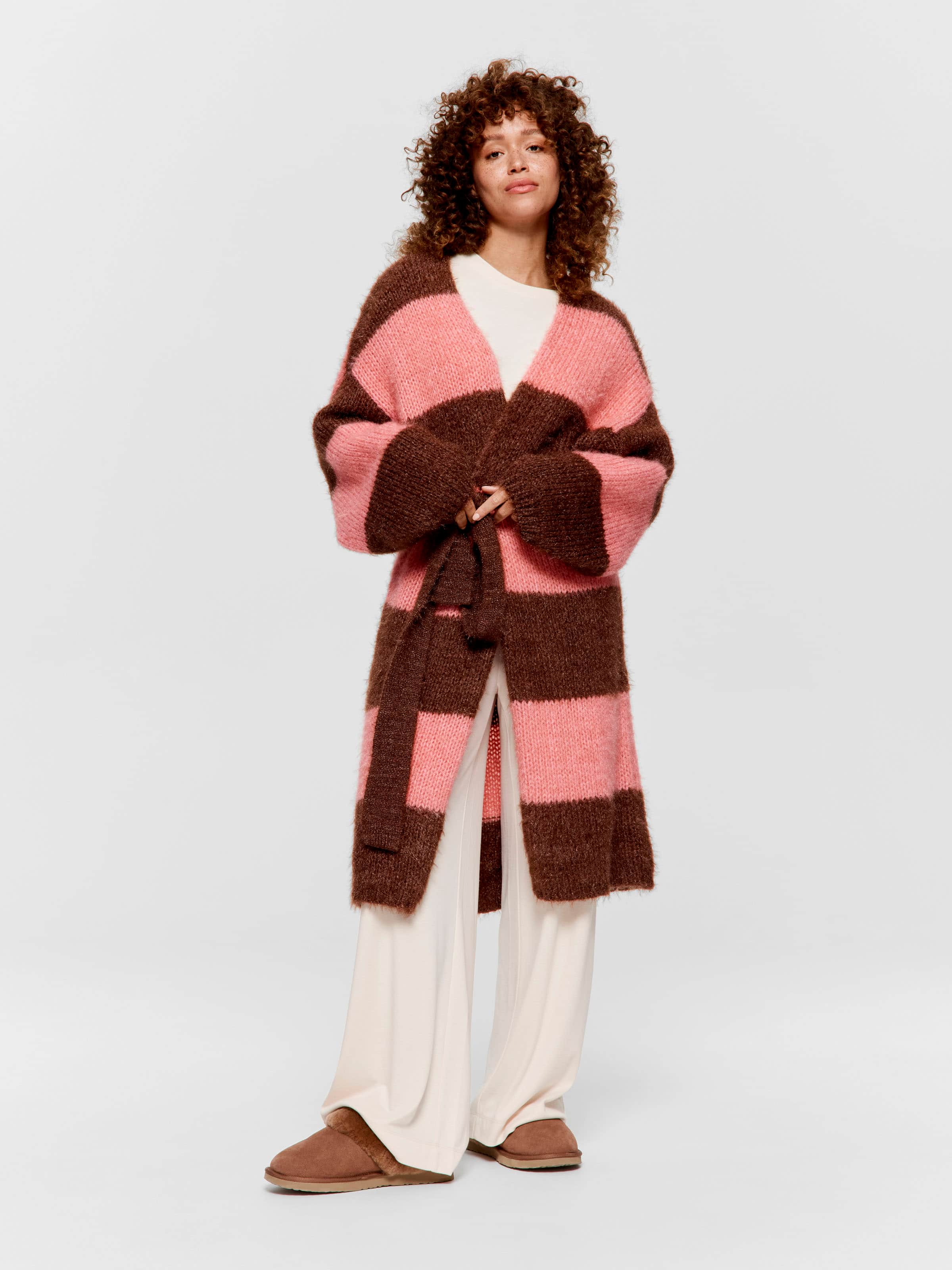 Stripe Knit Cardigan