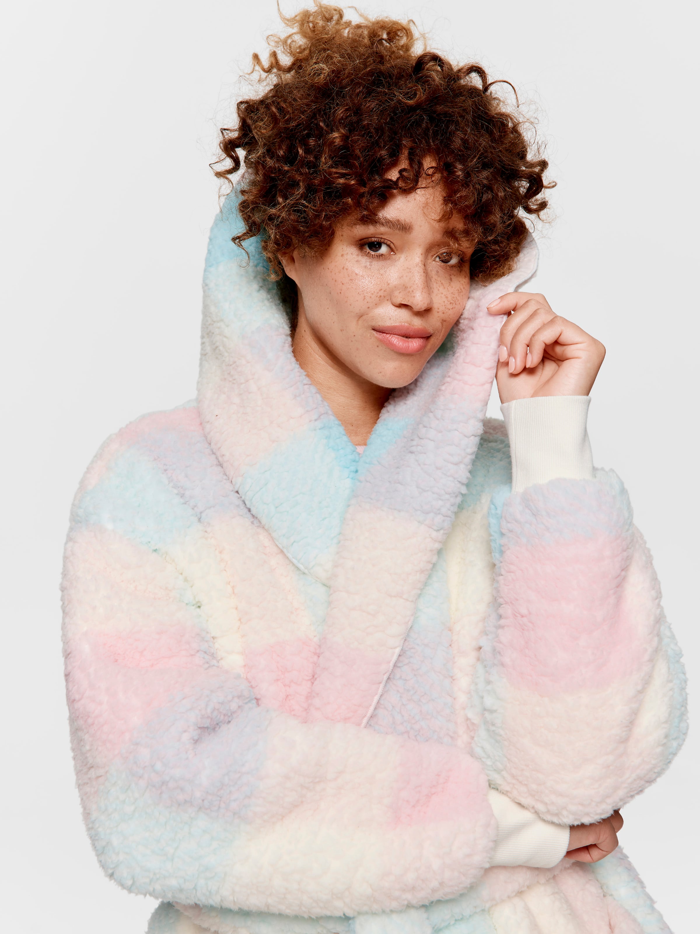 Buffalo Check Fleece Dressing Gown