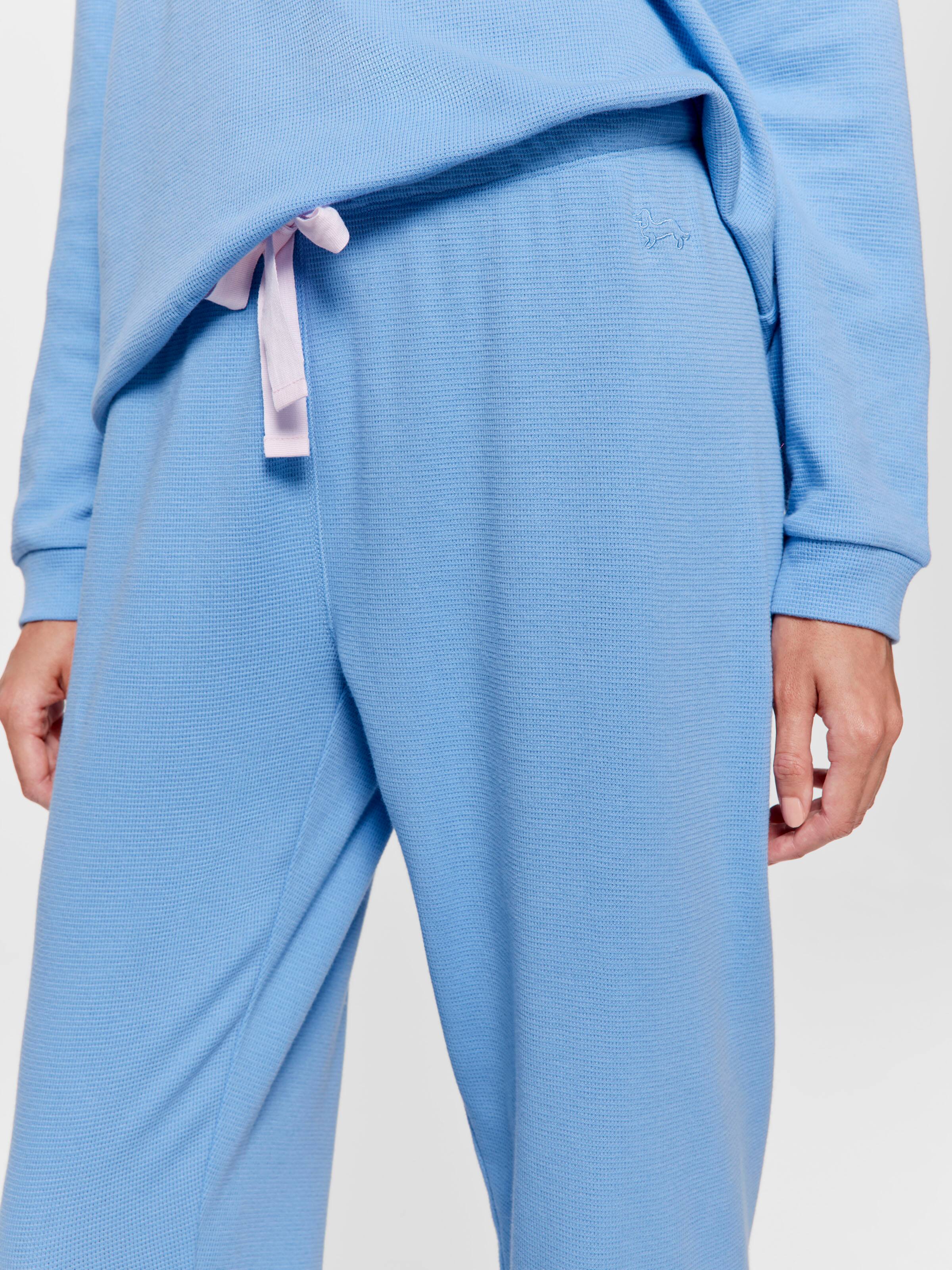 Dusty Blue Easy Waffle Pj Bottom
