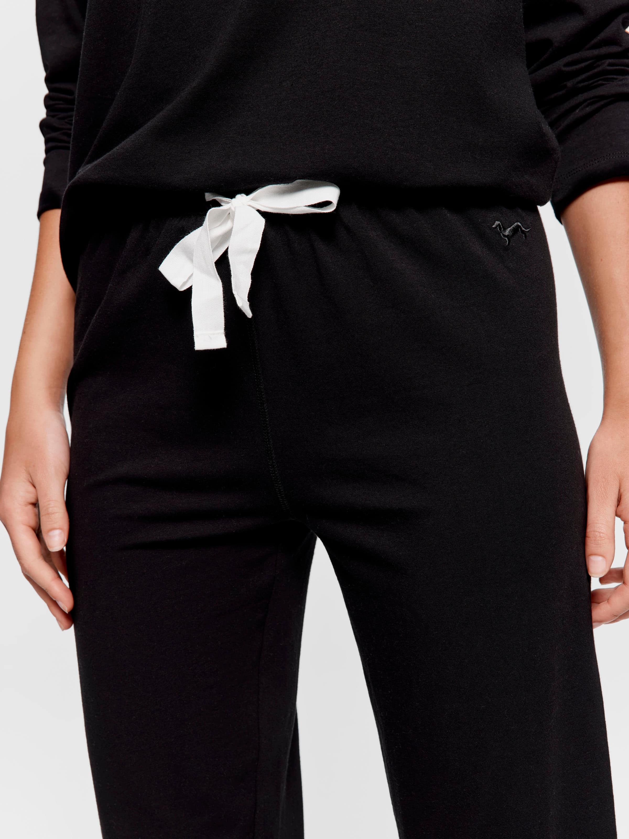Black Easy Pj Bottom