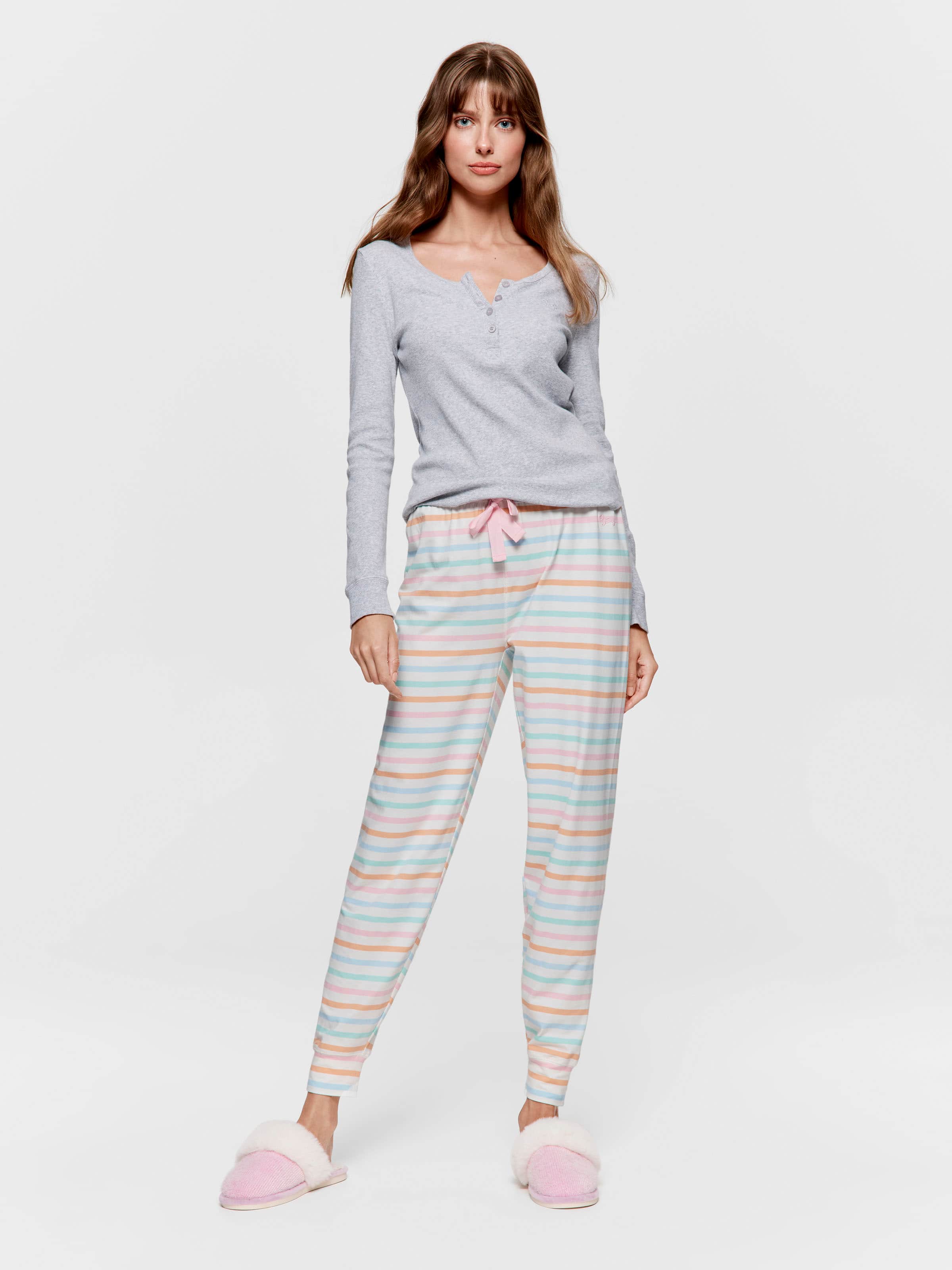 Rainbow Stripe Easy Pj Bottom