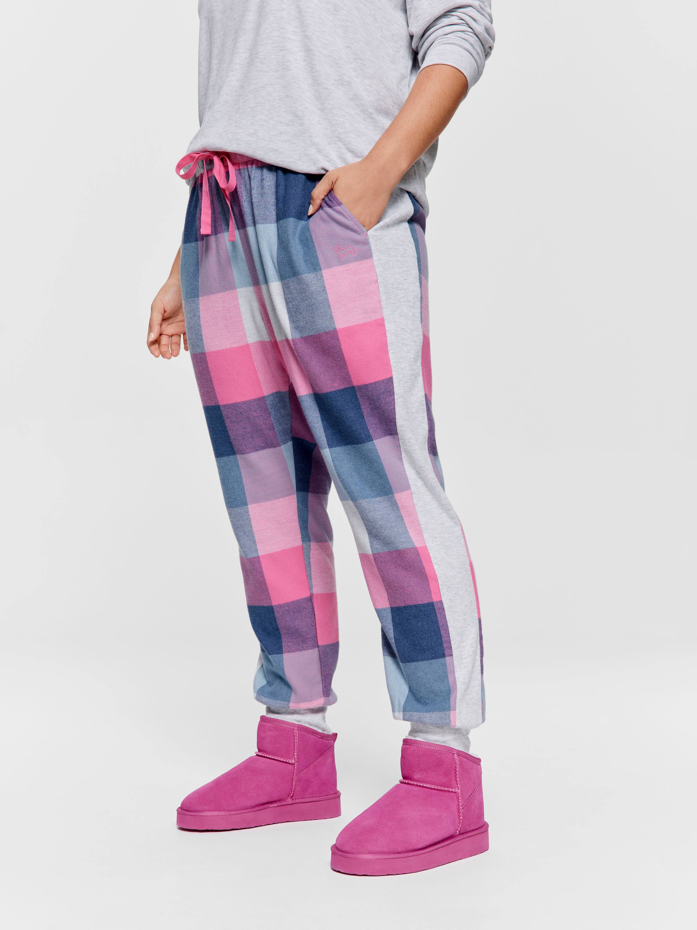 P.A. Plus Buffalo Check 100% Cotton Flannelette Pj Bottom