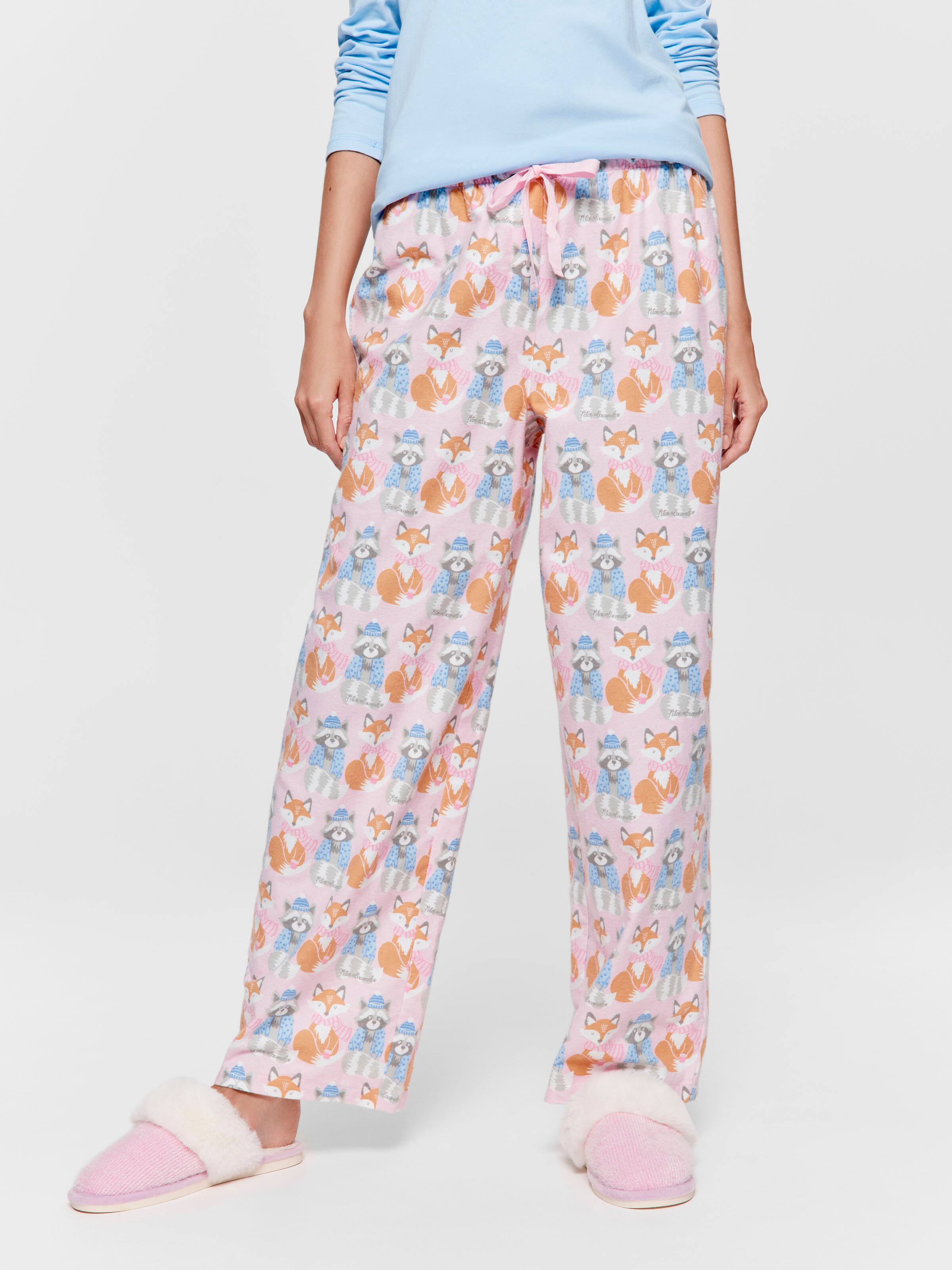 Winter Animals Classic 100% Cotton Flannelette Pj Bottom