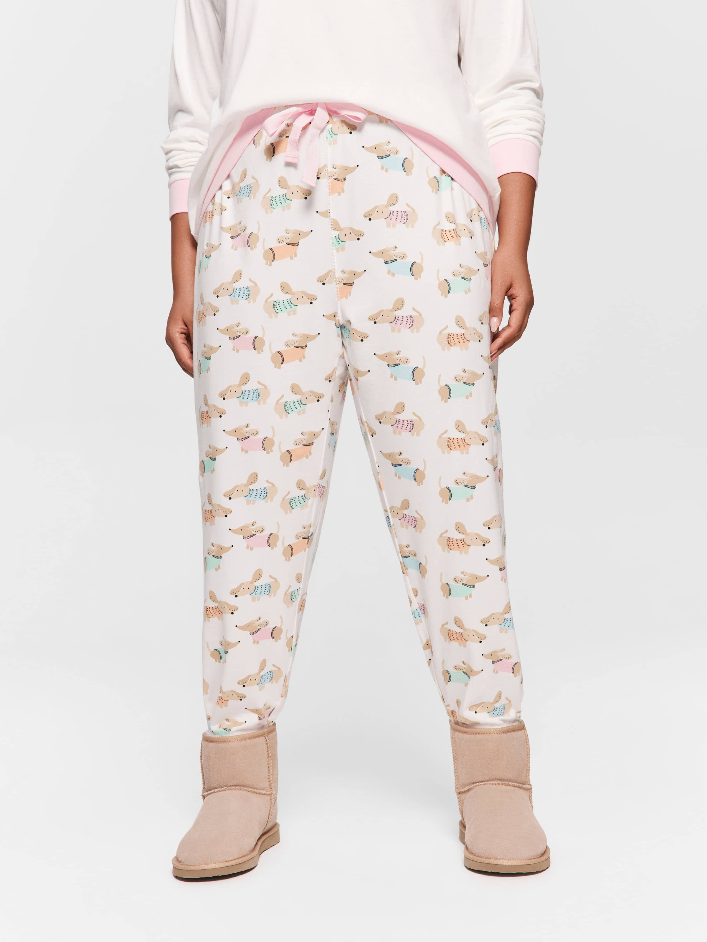 P.A. Plus Colourful Dog Easy Pj Bottom