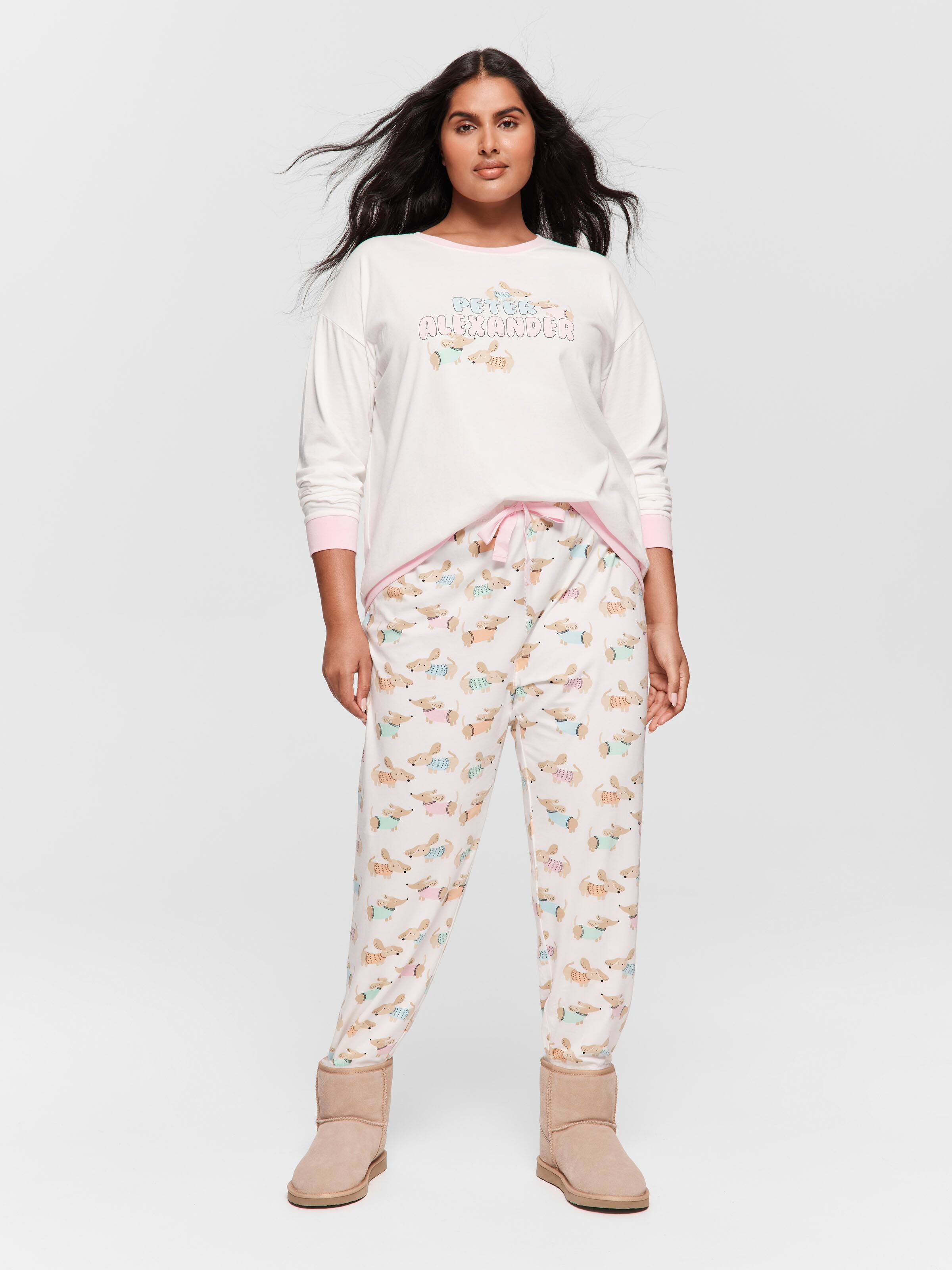 P.A. Plus Colourful Dog Easy Pj Bottom