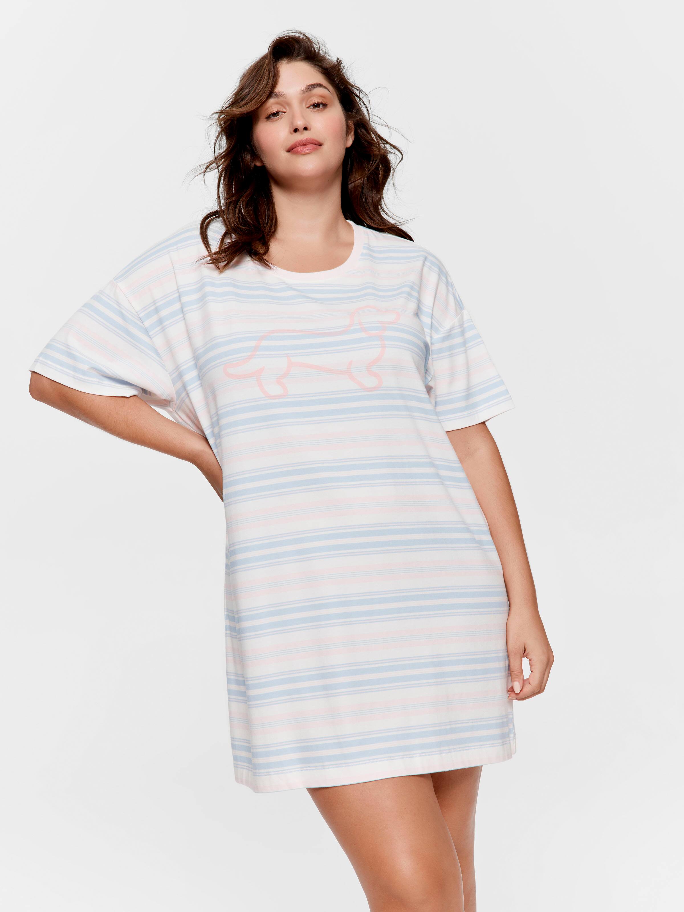 P.A. Plus Stripe Nightdress