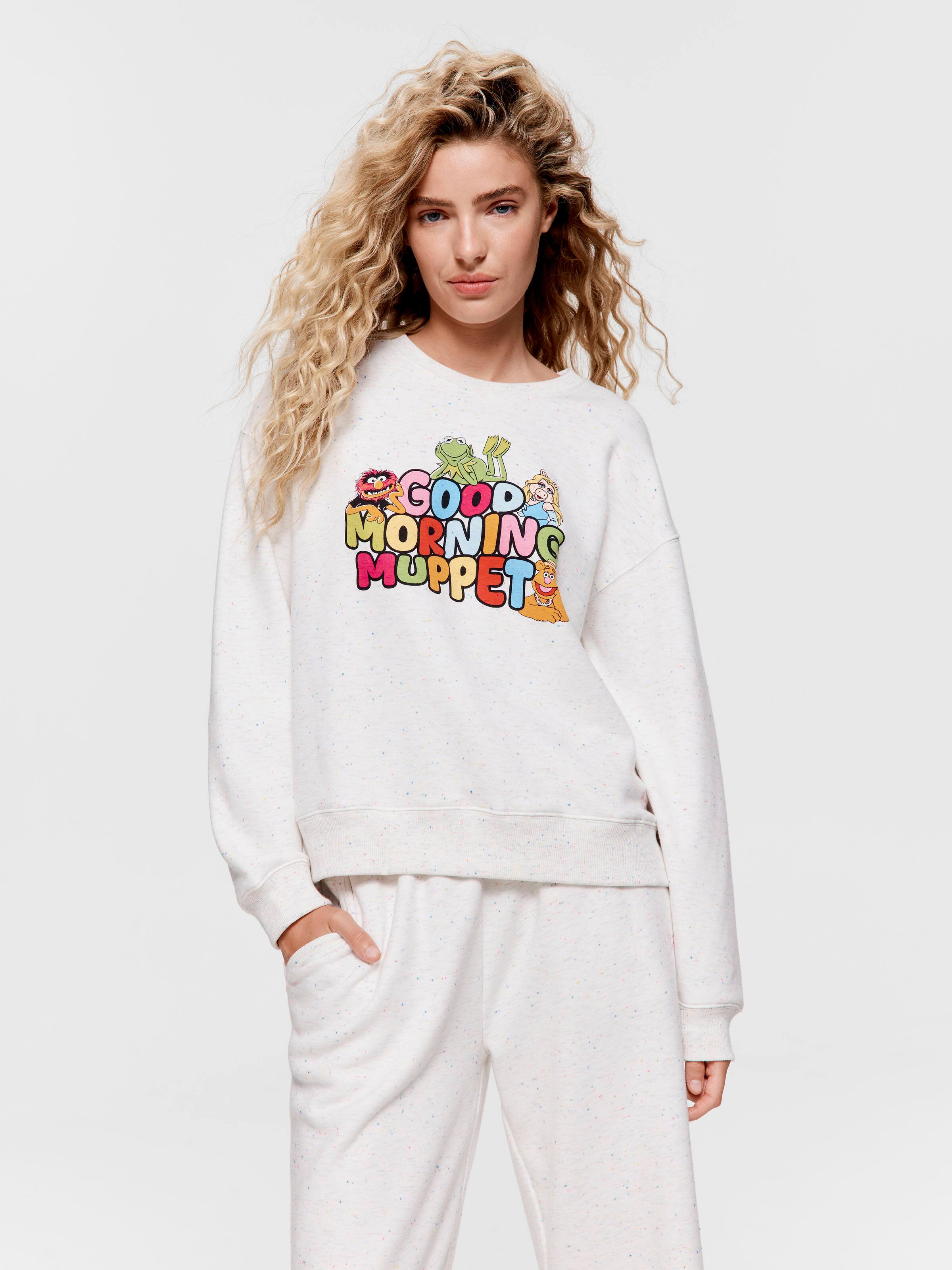 Good Morning Muppet Speckle Fleece Sweater
