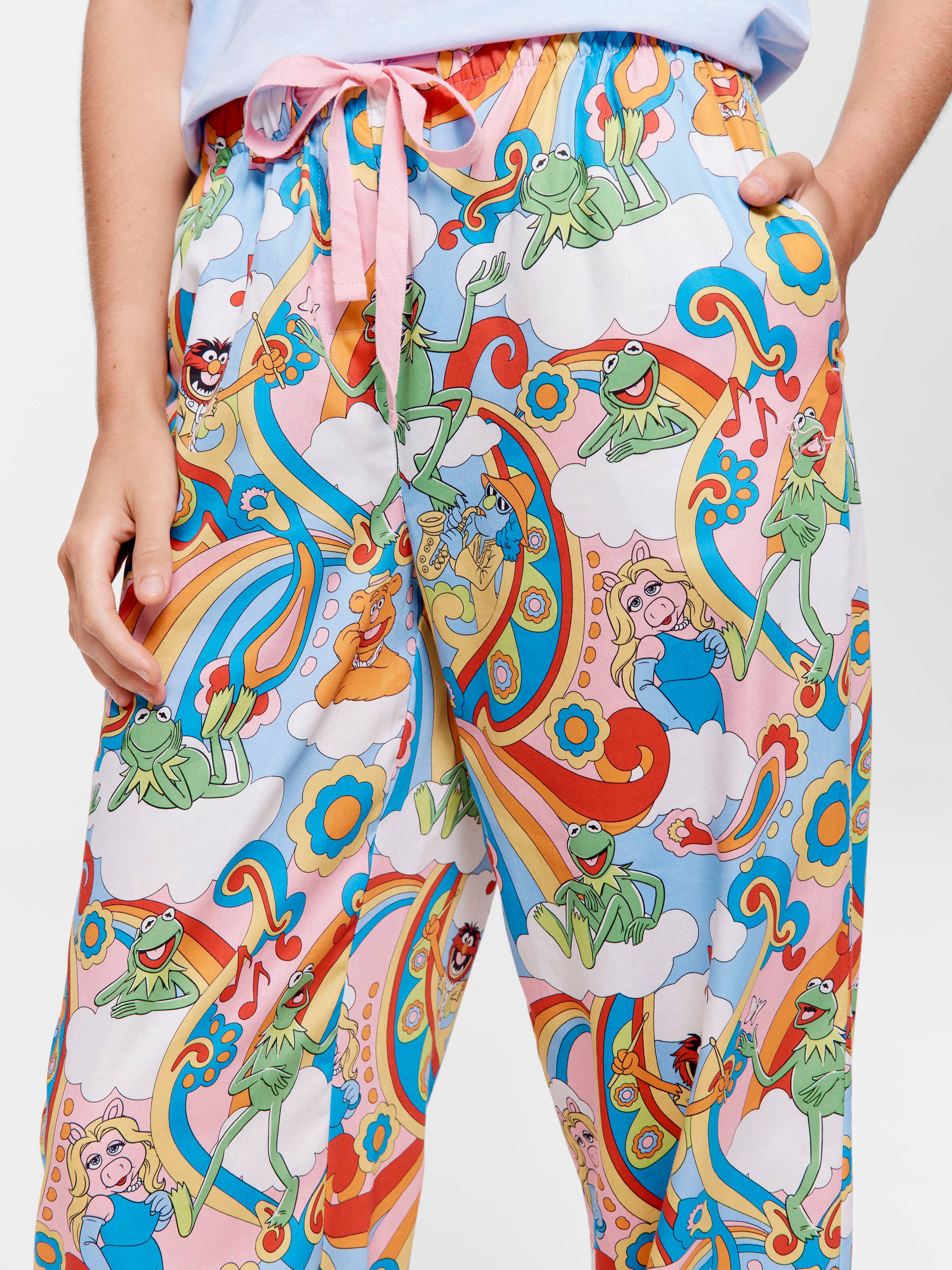 The Muppets Rainbow 100% Cotton Pj Bottom