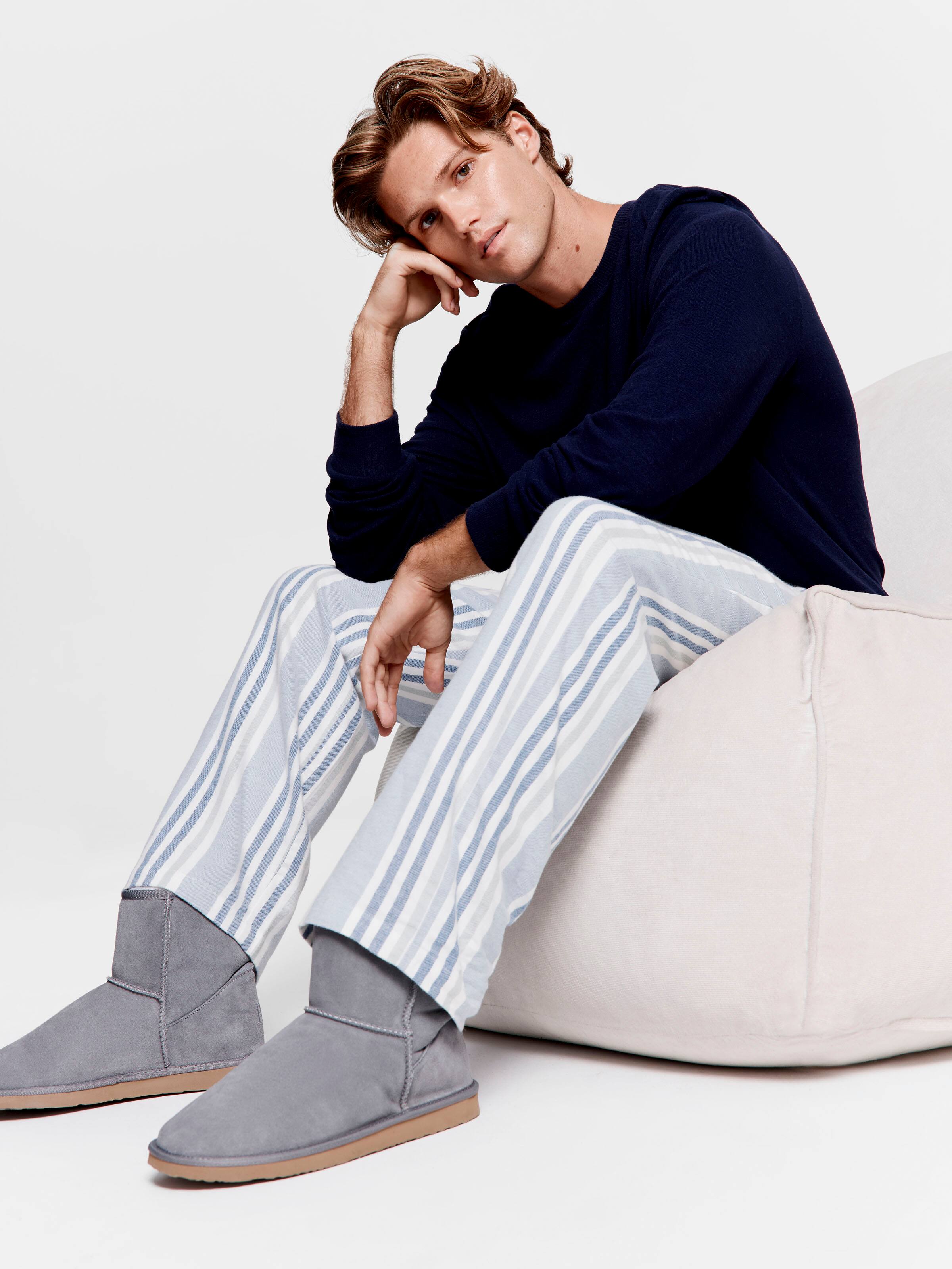 Multi Stripe Classic Flannelette Pj Bottom