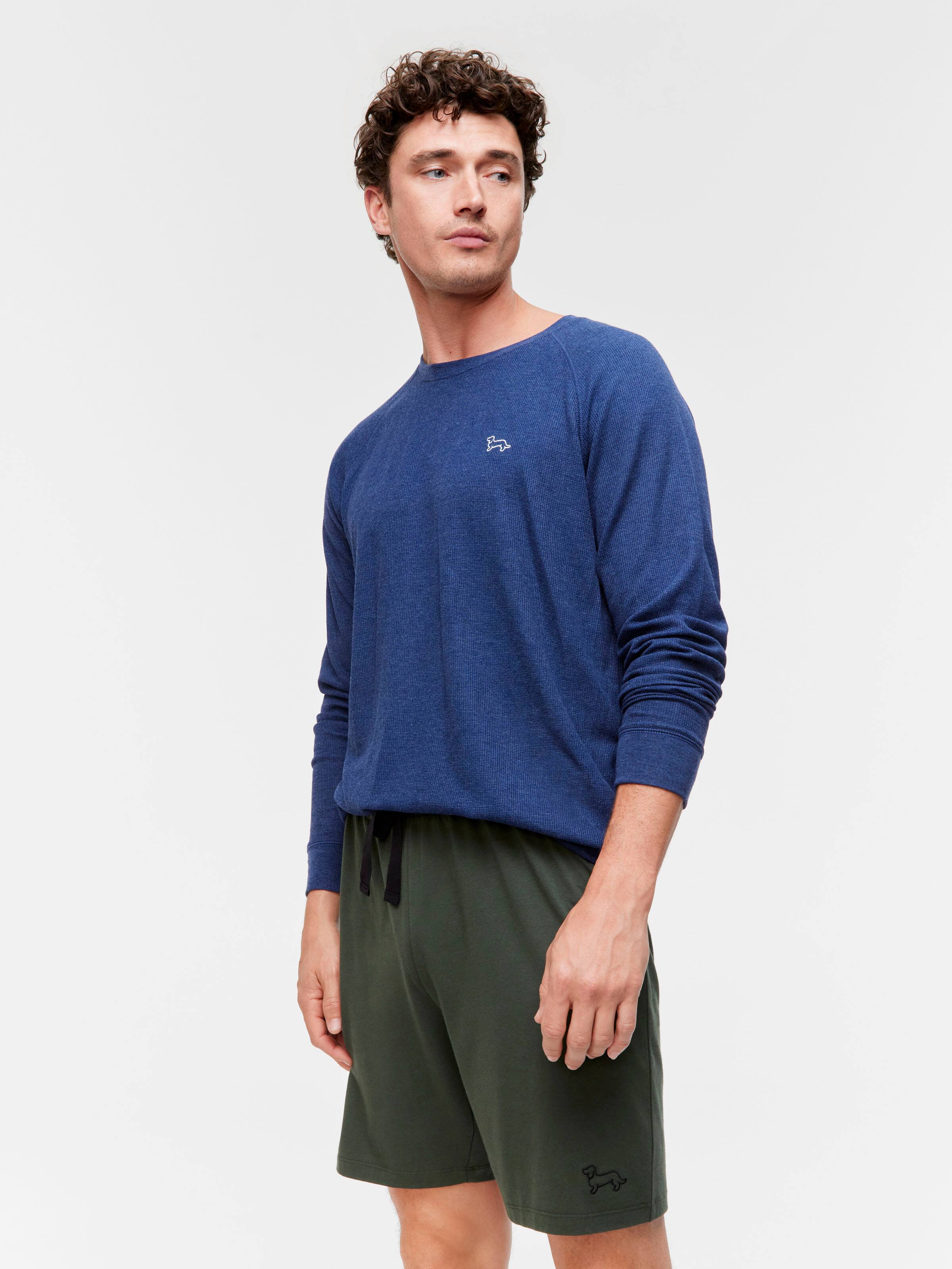 Camo Green Knit Mid Short