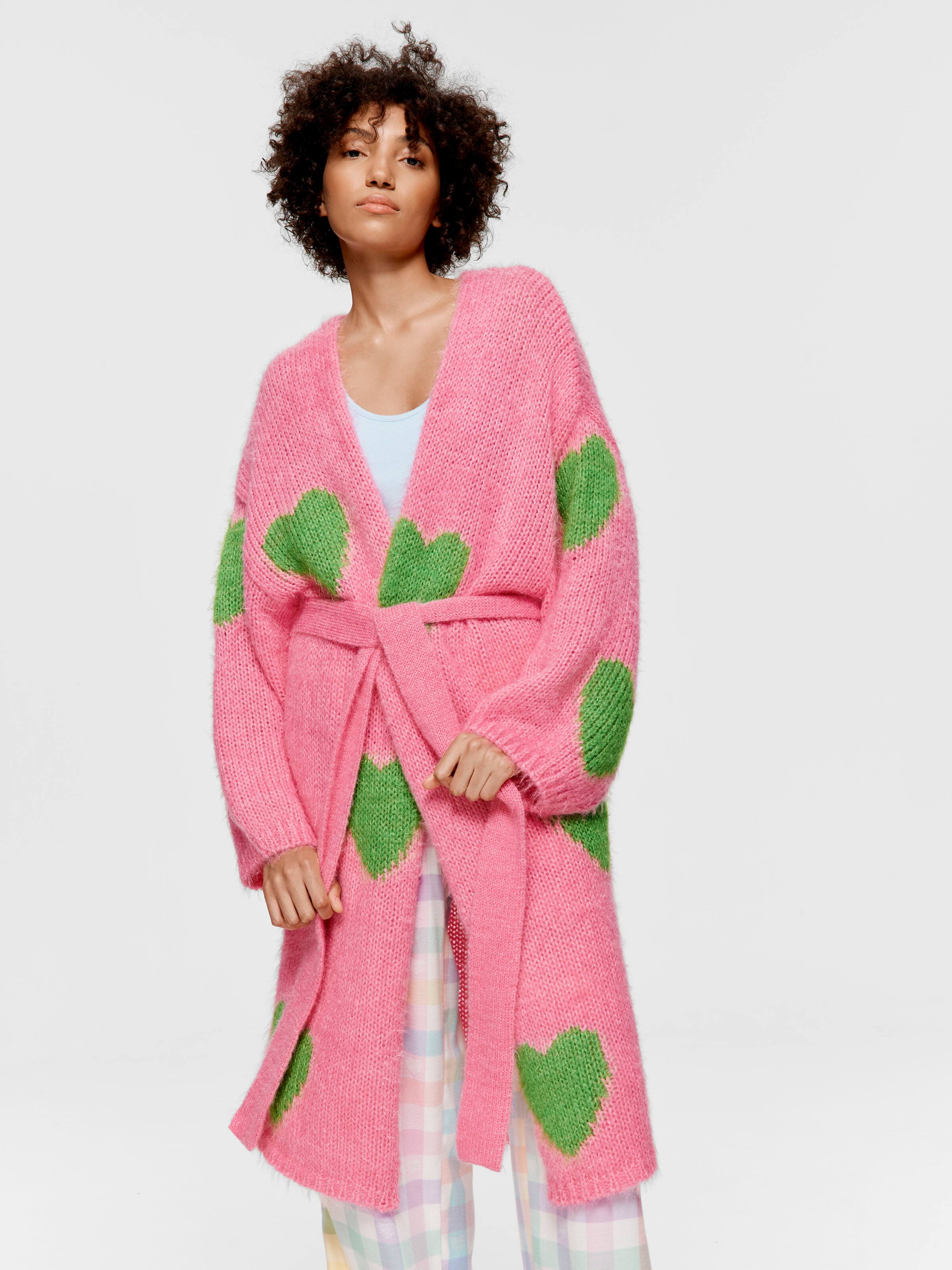 Heart Knit Dressing Gown