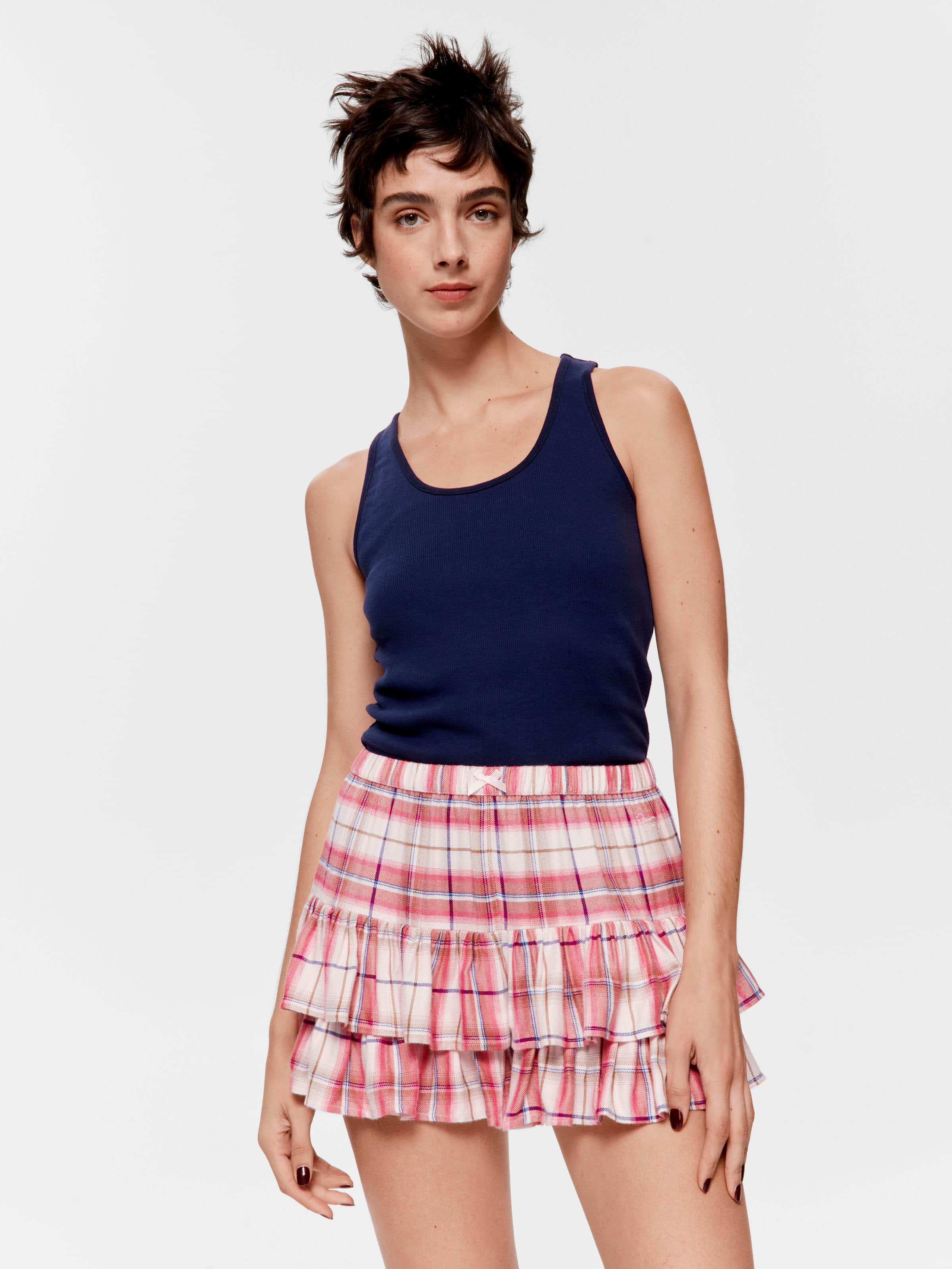 Hot Pink Frill Short