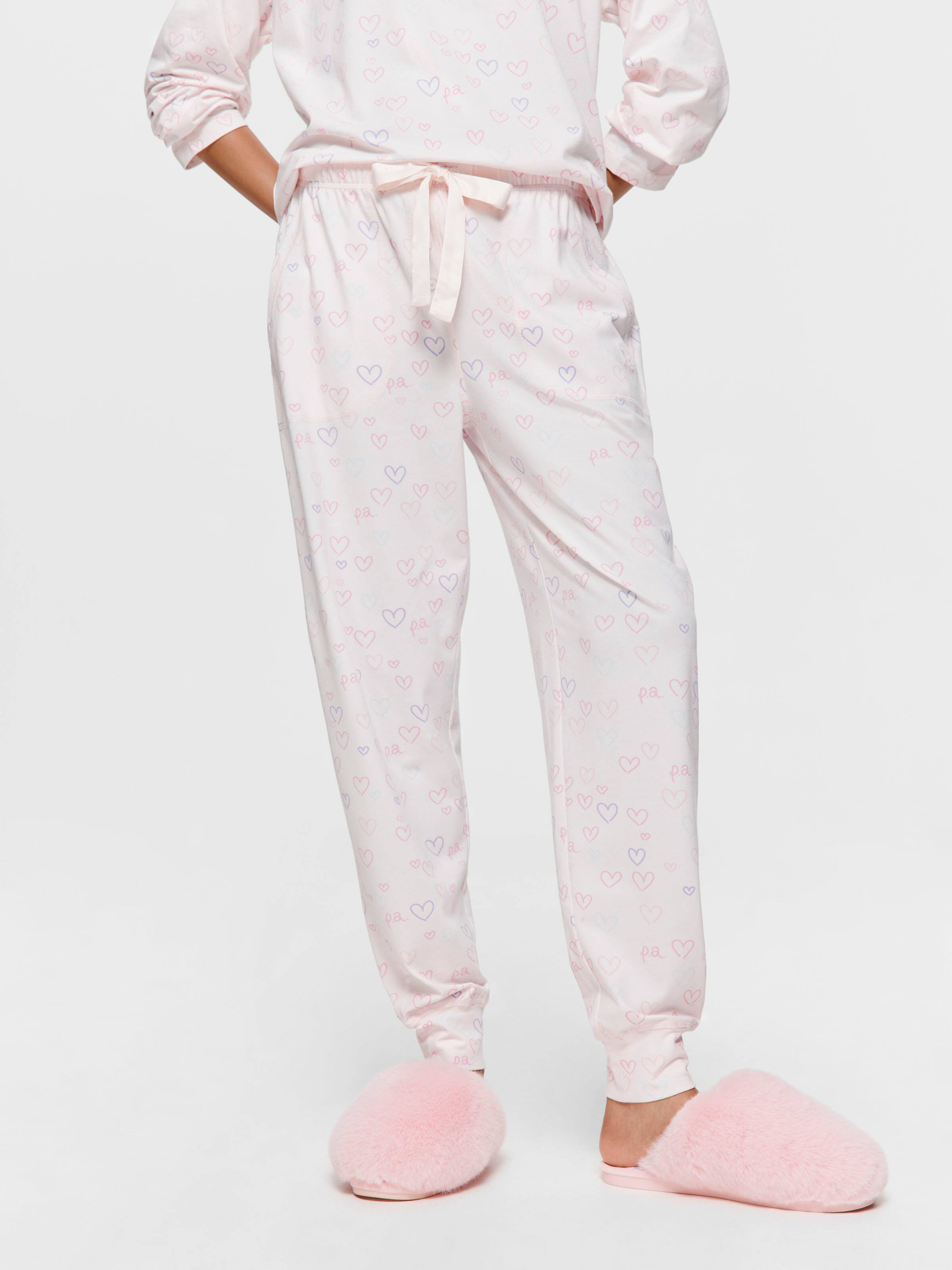 Pastel Hearts Easy Pj Pant