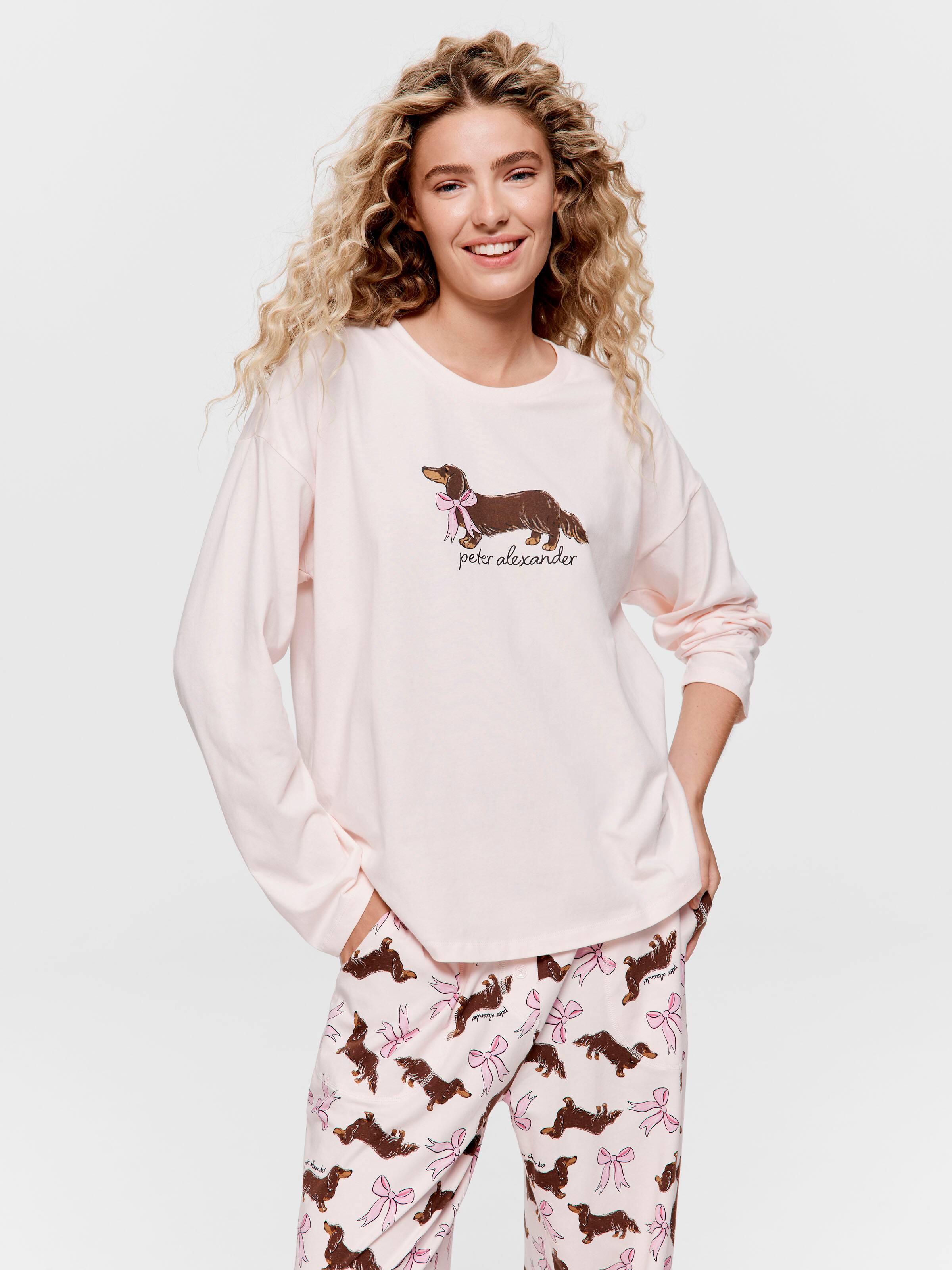 Penny With Bow Long Sleeve Top