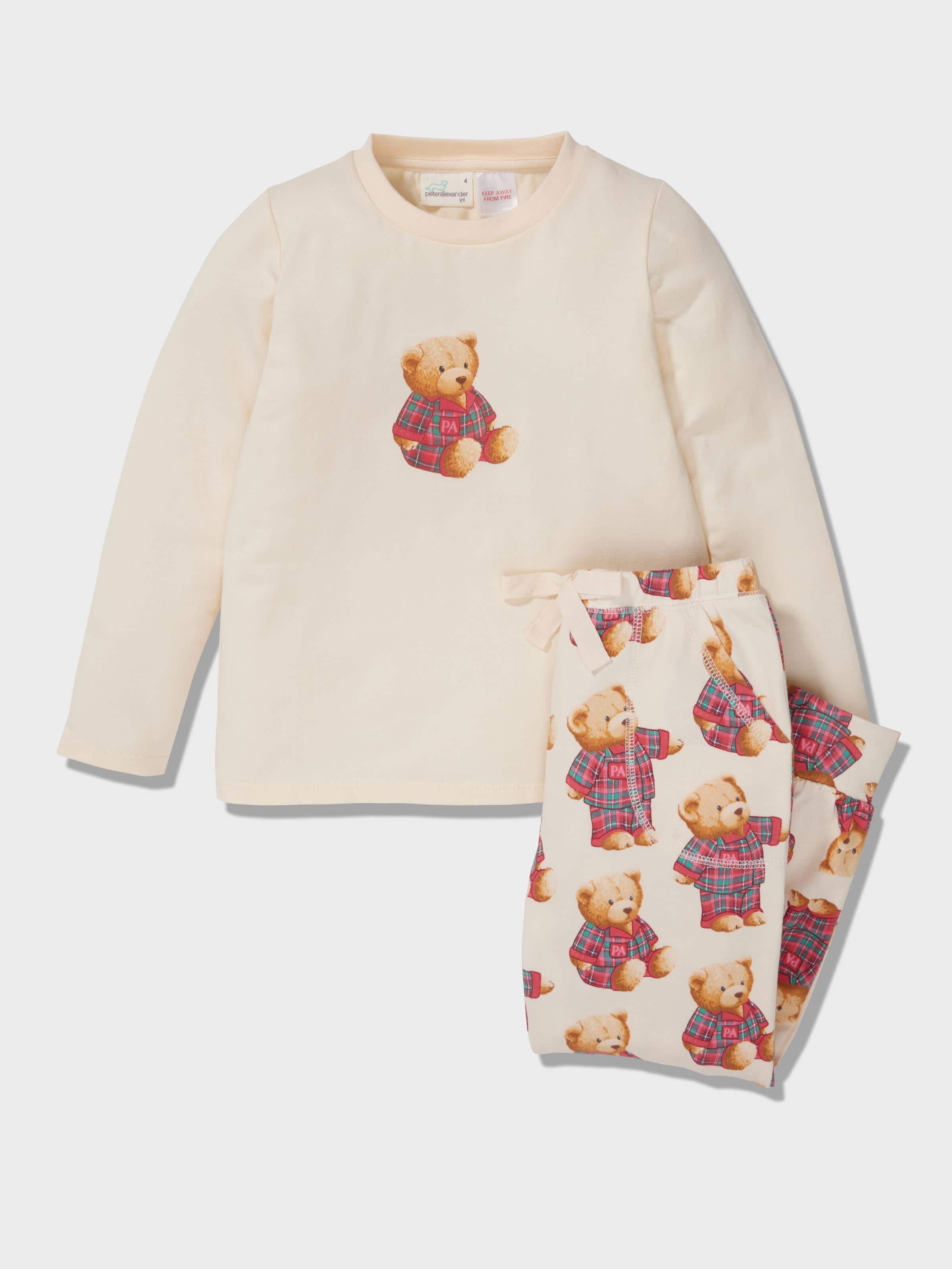 Kids Bedtime Teddy Pj Set