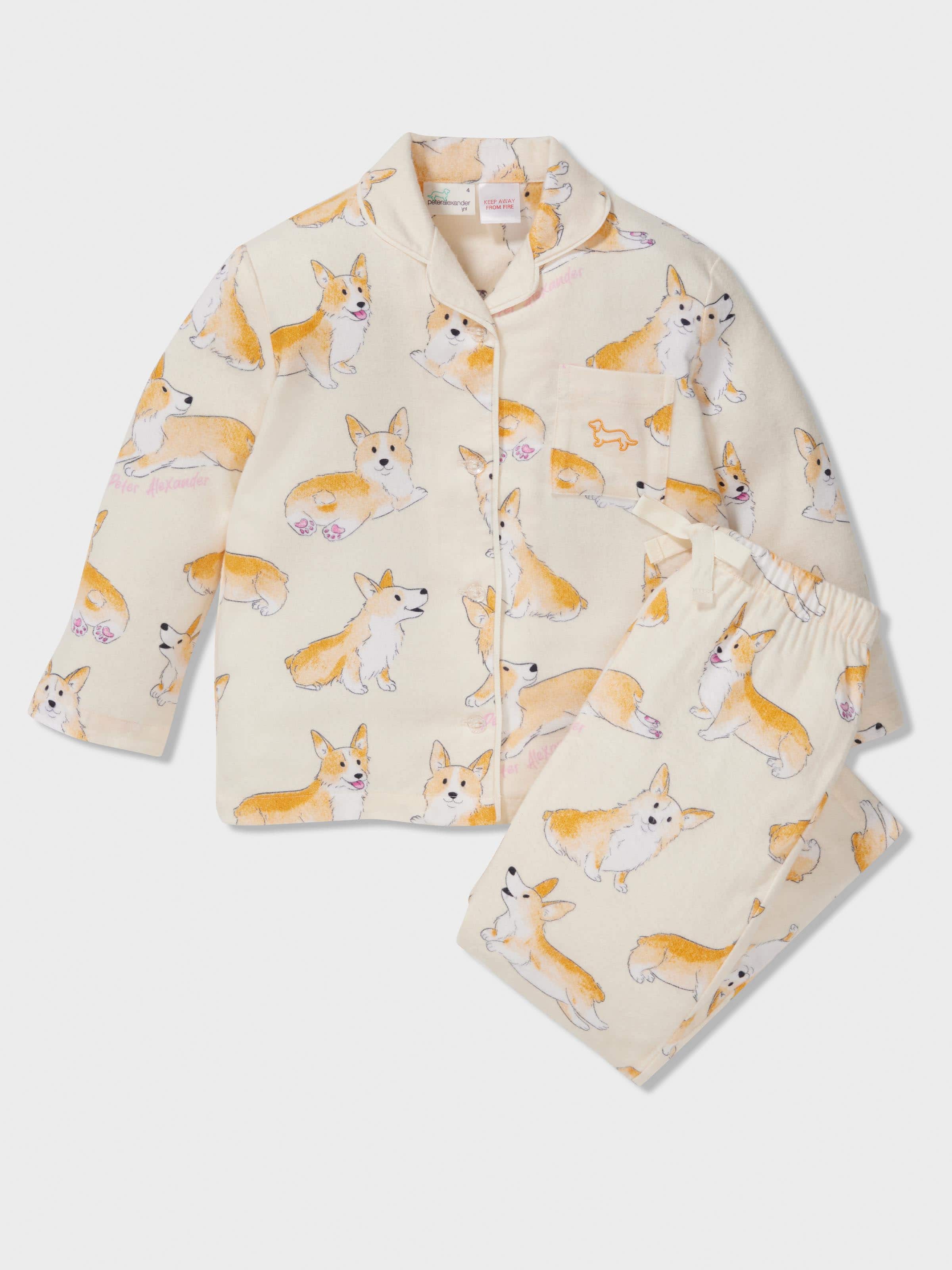 Girls Corgi Pj Set