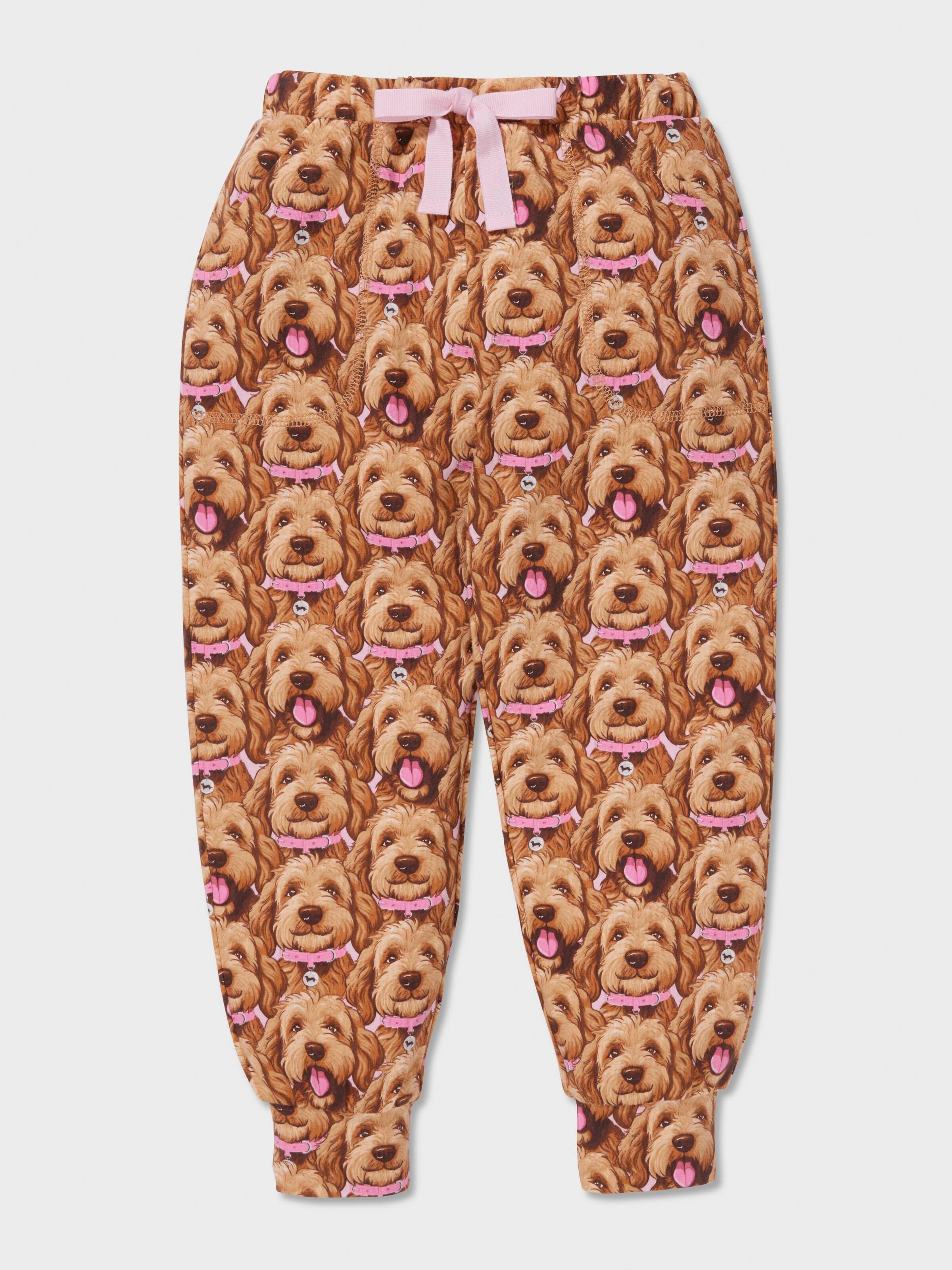 Jnr Girls Groodle Print Pj Set