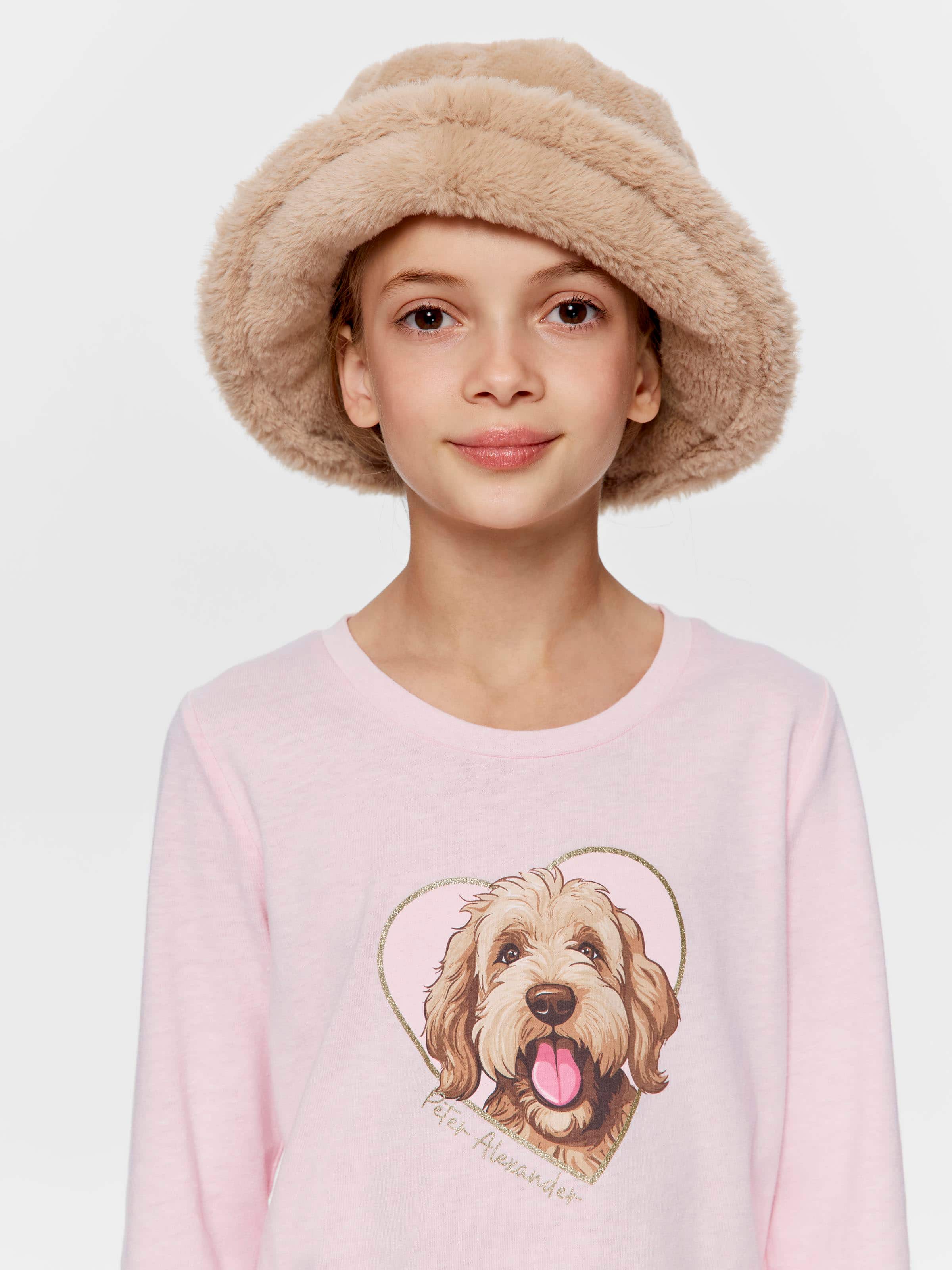 Girls Groodle Print Pj Set