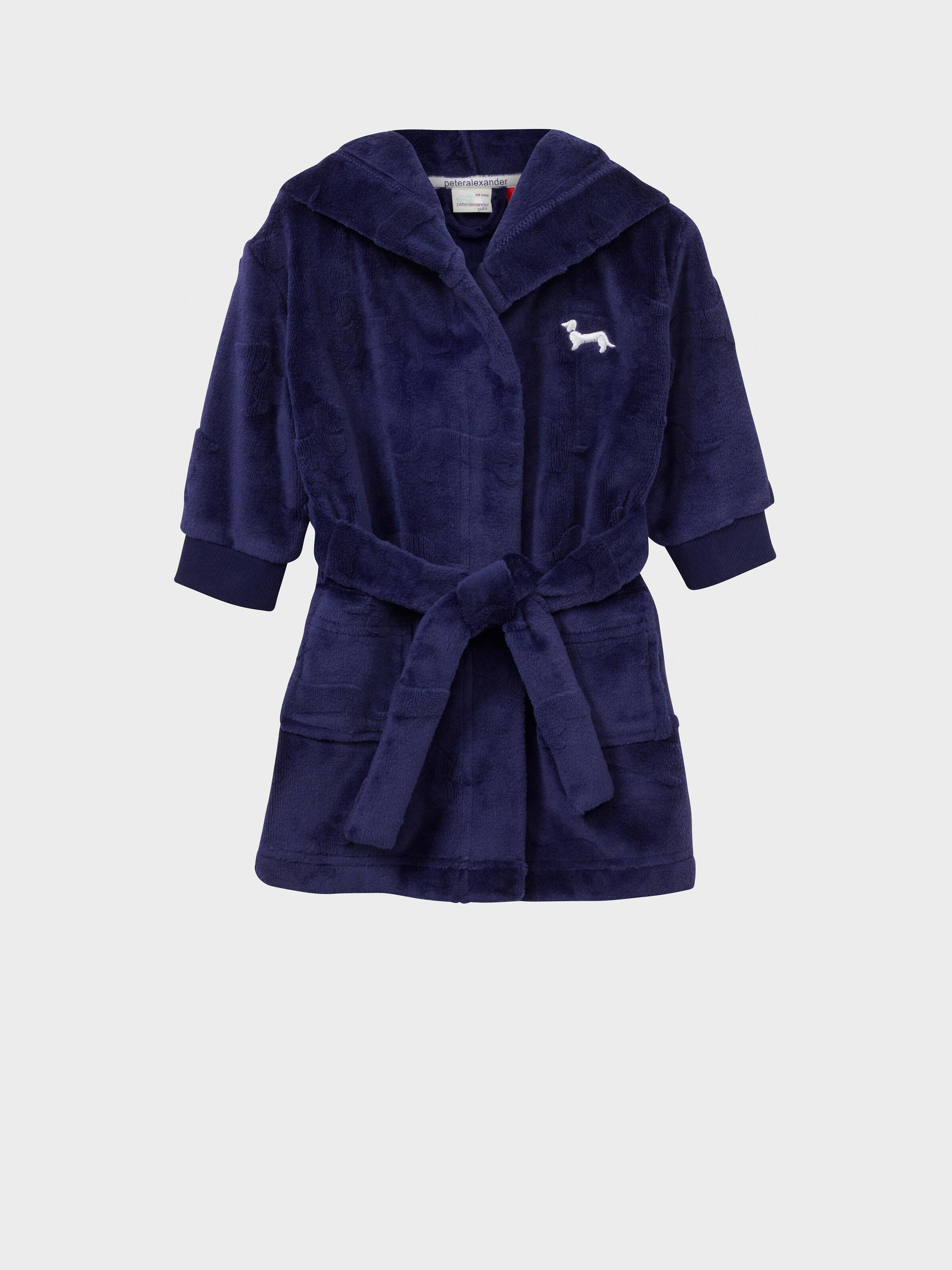 Baby Penny Navy Dressing Gown