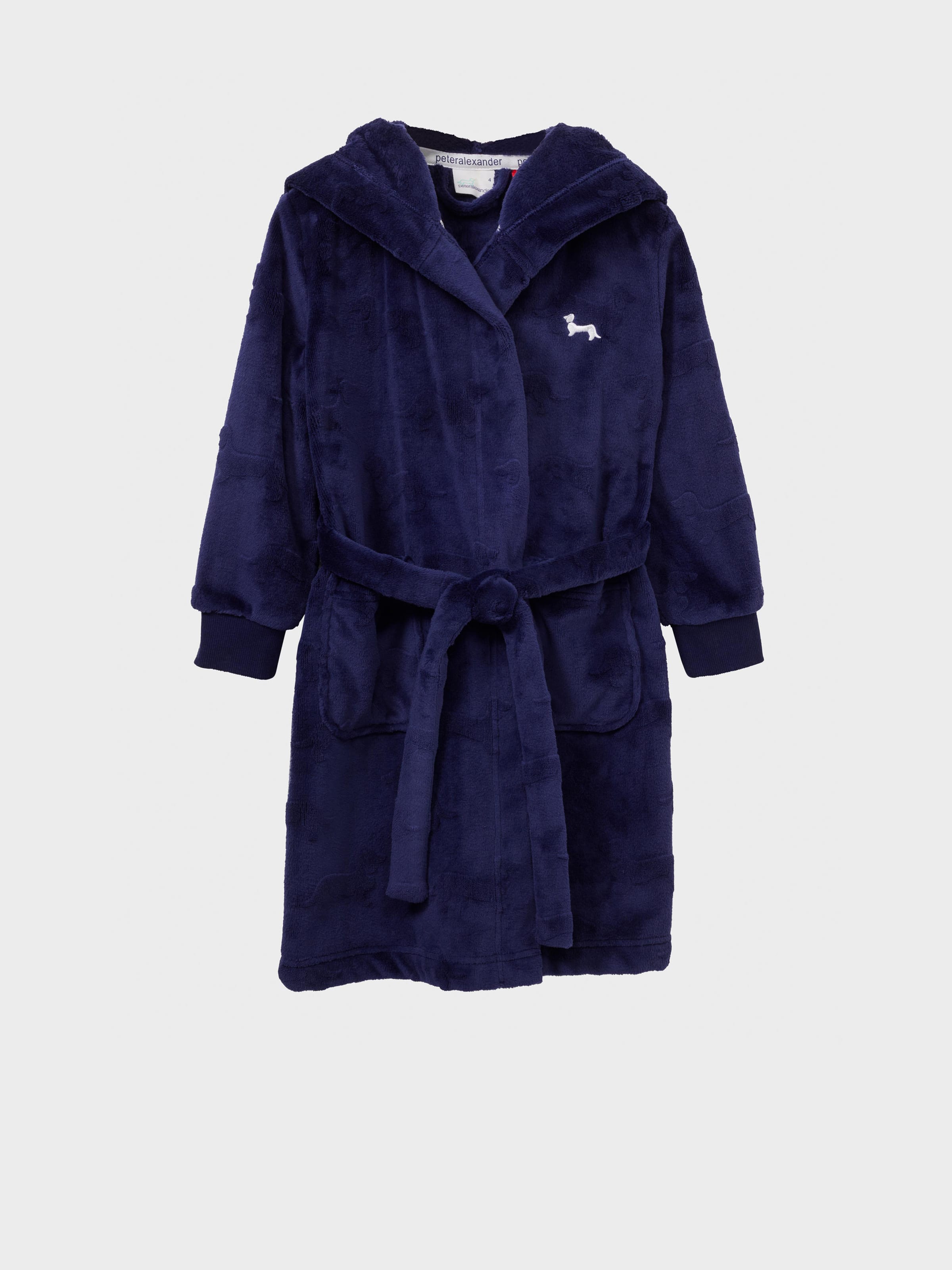 Jnr Kids Navy Penny Dressing Gown