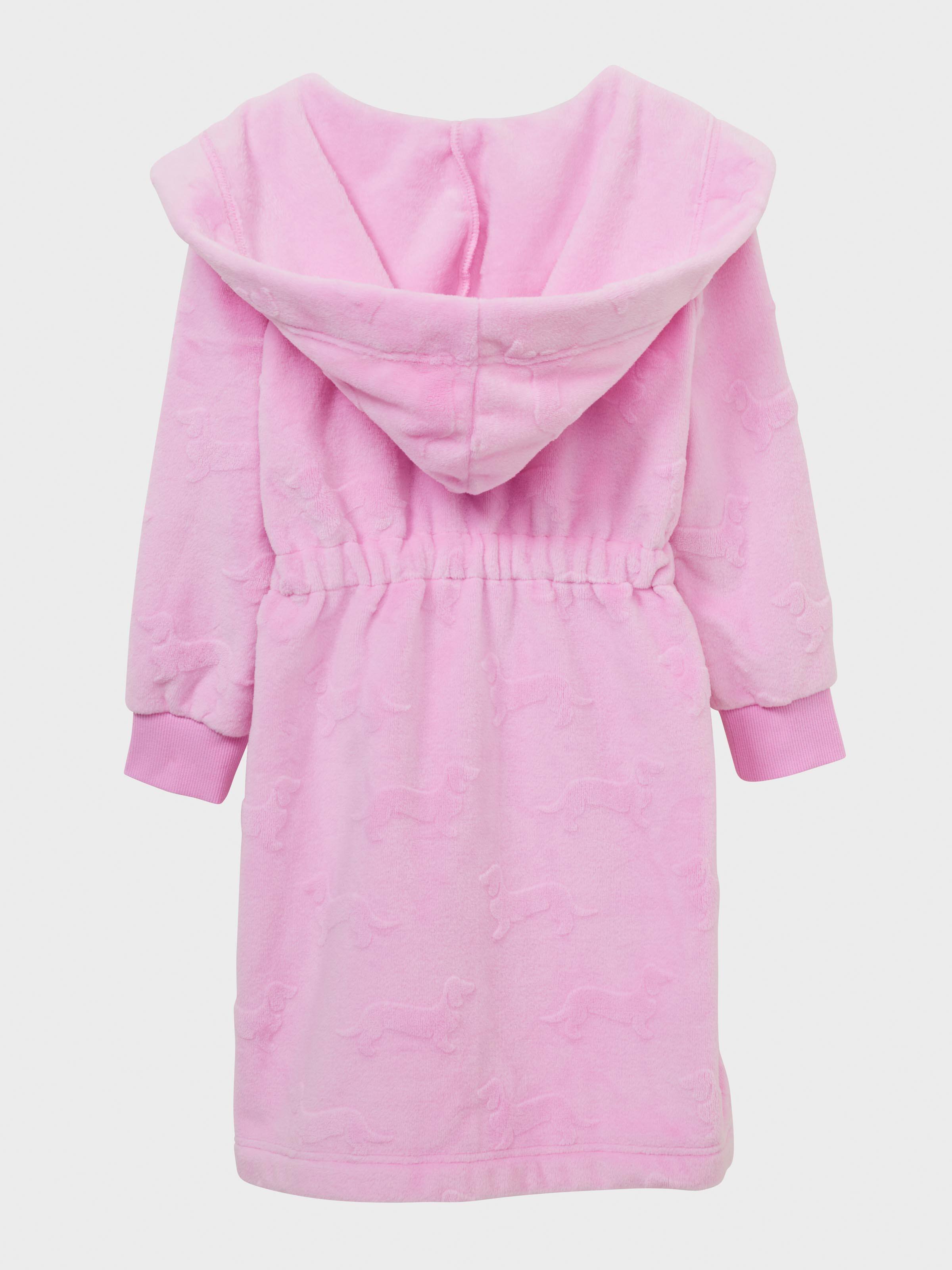 Jnr Girls Pink Dressing Gown