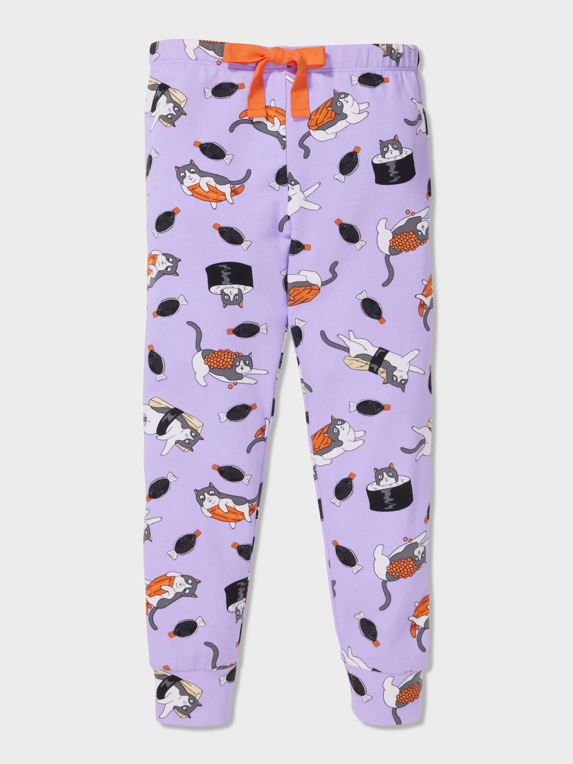 Girls Sushi Cat Pj Set