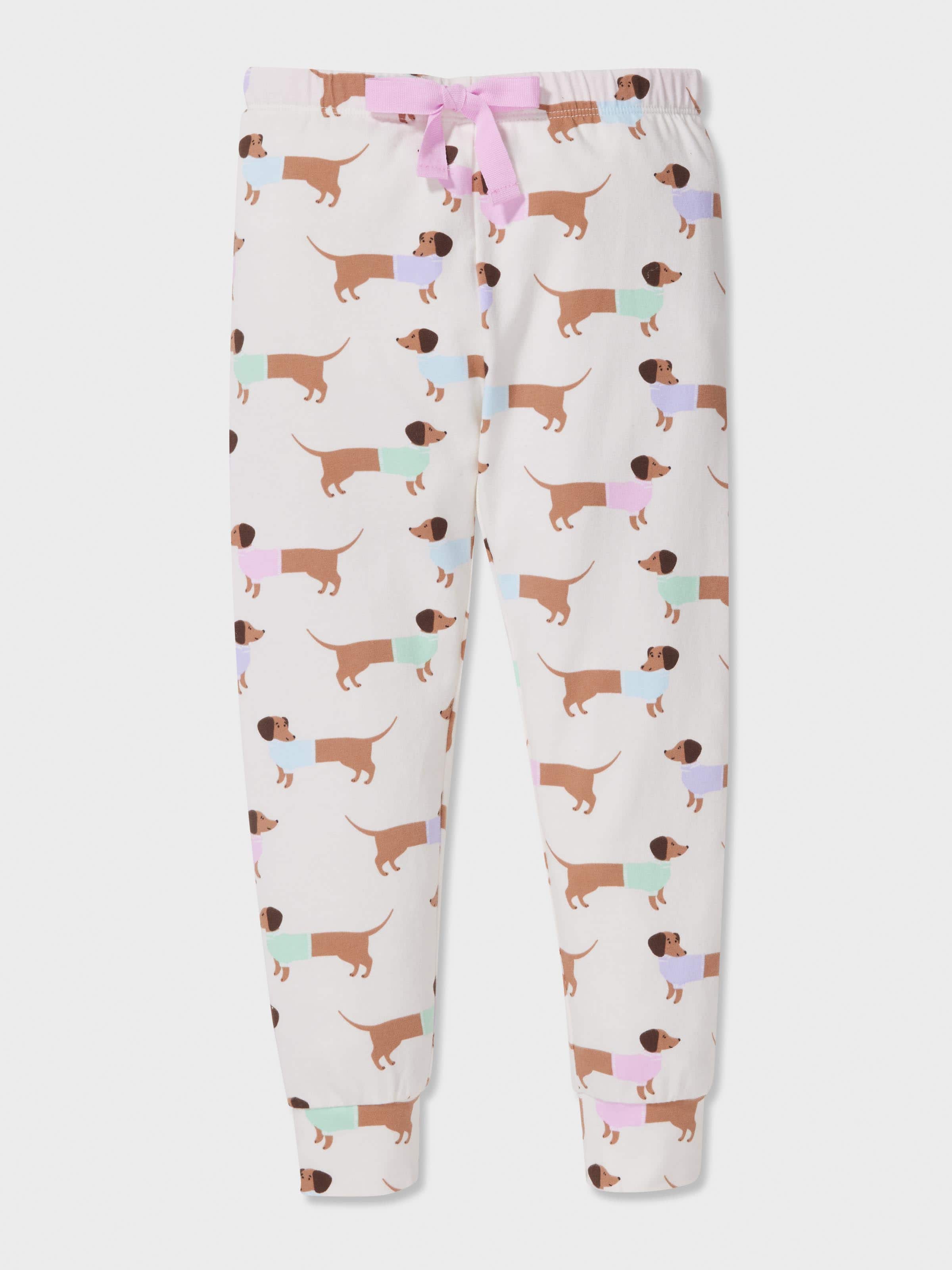 Girls Dachshund Pj Set