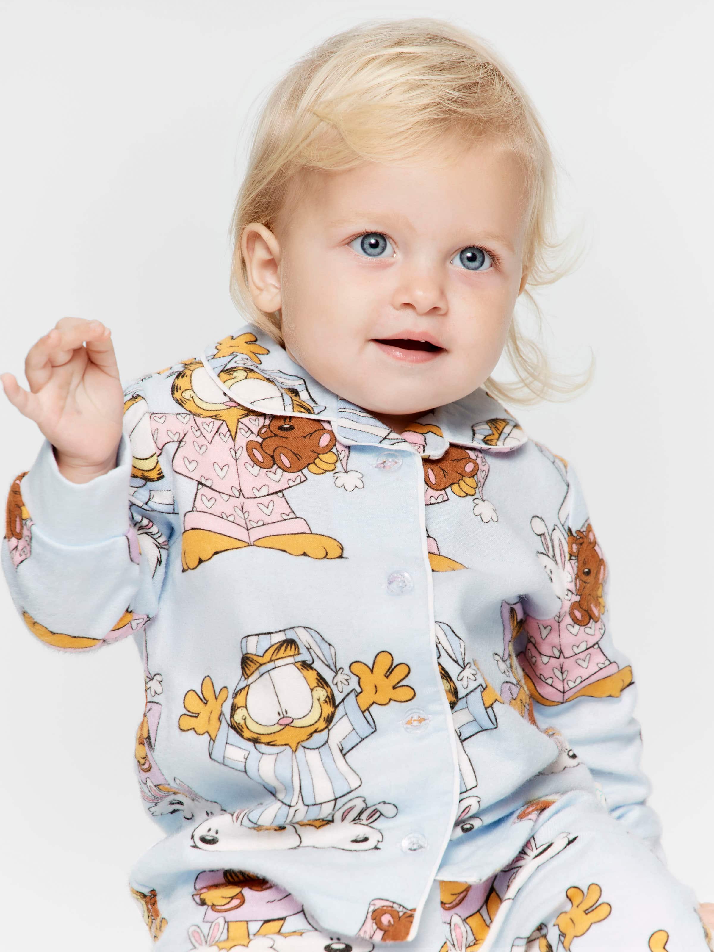 Baby Garfield Flannelette Pj Set